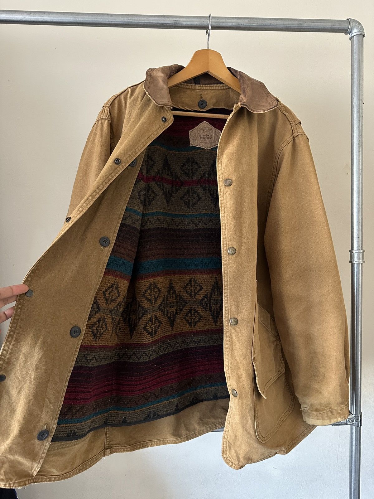 Vintage 1980s Woolrich Duck Cotton Jacket Size US S / EU 44-46 / 1 - 6 Thumbnail