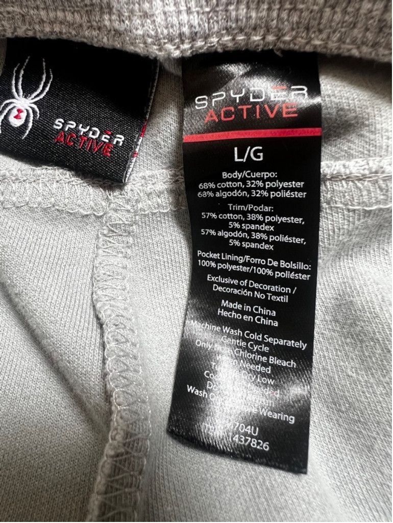 Spyder Spyder Active Gray Jogger Pants Size L/G Size US 35 - 6 Thumbnail