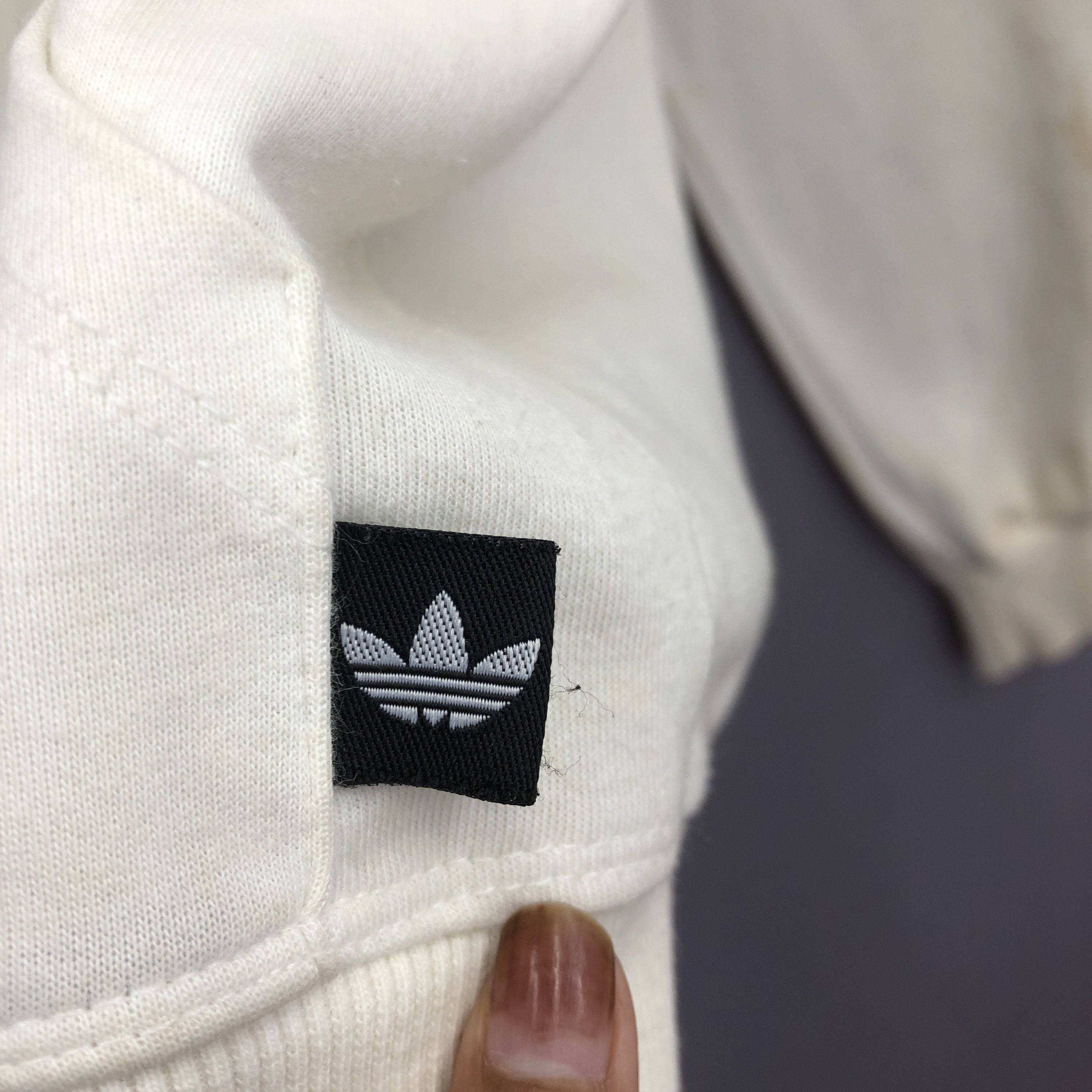 Japanese Brand Vintage Adidas Hooded Sweater Adidas Trefoil Sweatshirt Size US M / EU 48-50 / 2 - 9 Thumbnail