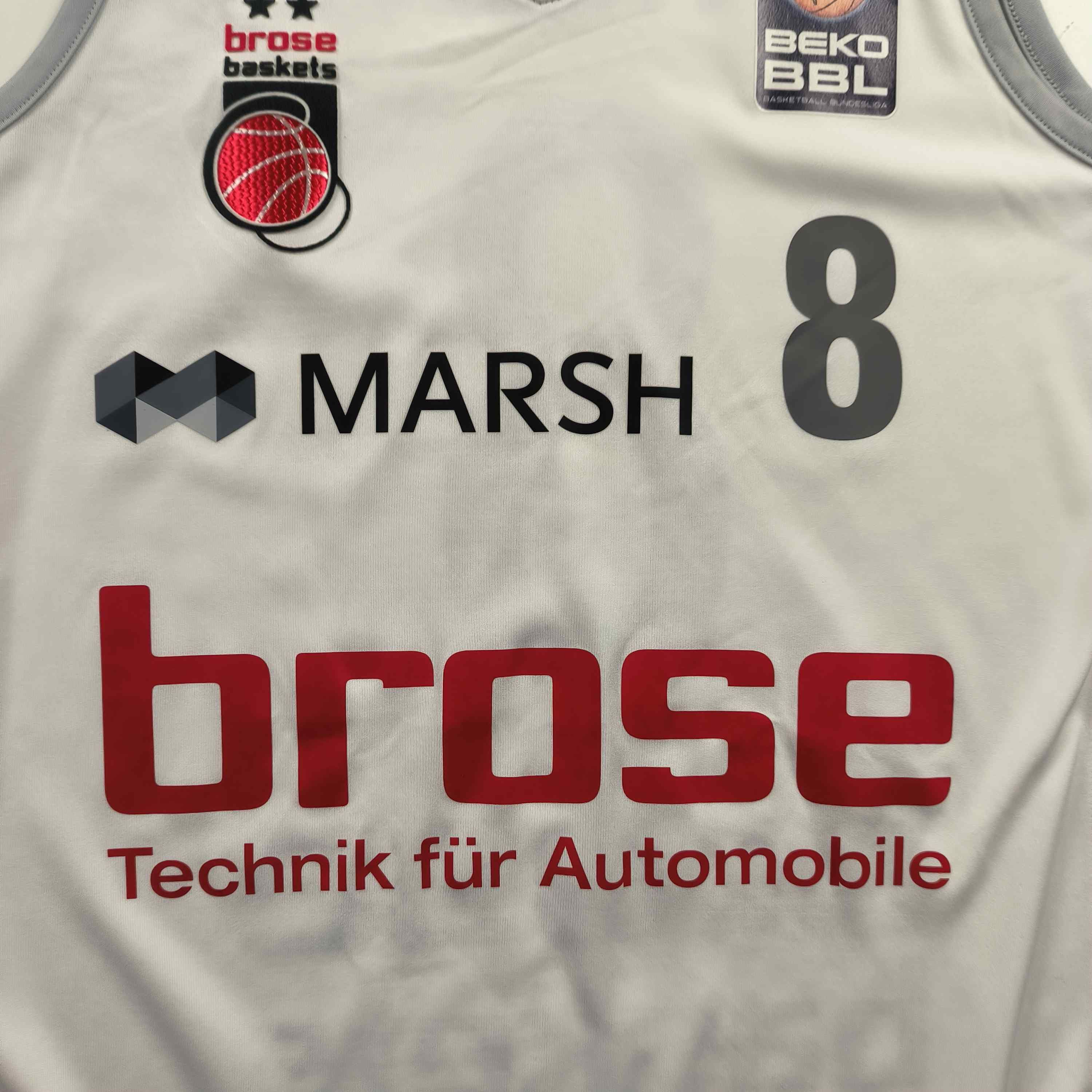 Adidas Brose Basket Bambert 2013 Zach Wright basketball jersey XS Size US XS / EU 42 / 0 - 3 Thumbnail