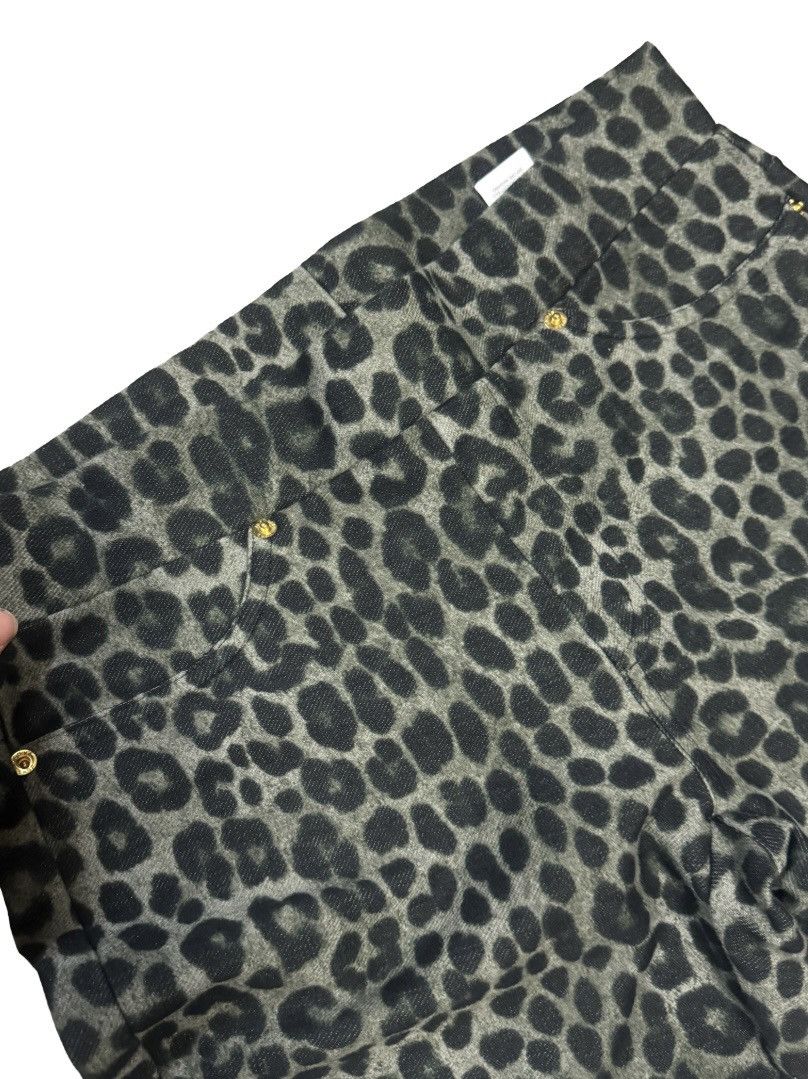 Michael Kors Michael Kors Leopard Print Stretch Pants Size 30" / US 8 / IT 44 - 4 Thumbnail