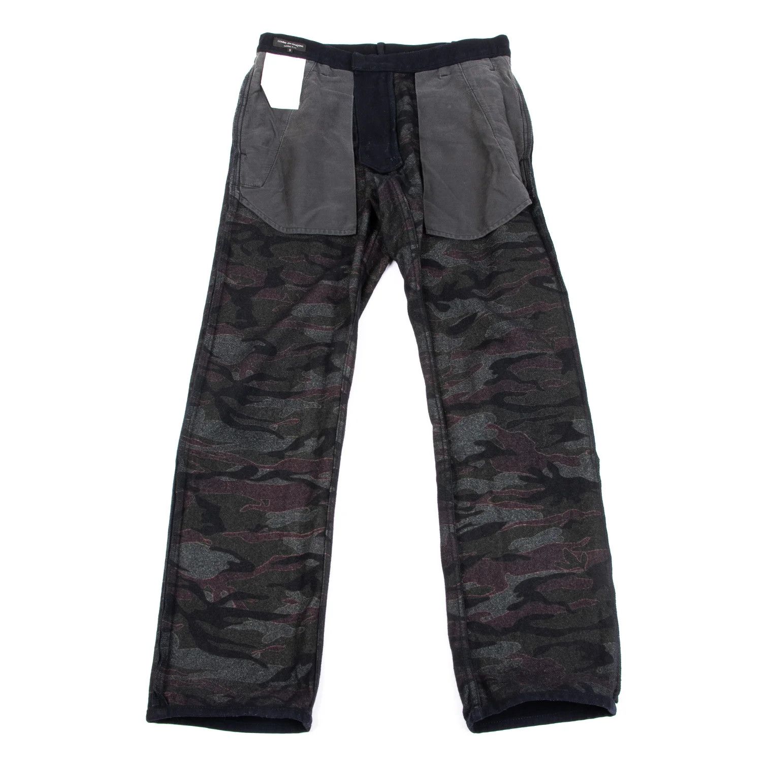 Comme des Garcons Homme Plus Camouflage Wool Nylon Pants in Navy, Size S Size US 30 / EU 46 - 14 Thumbnail
