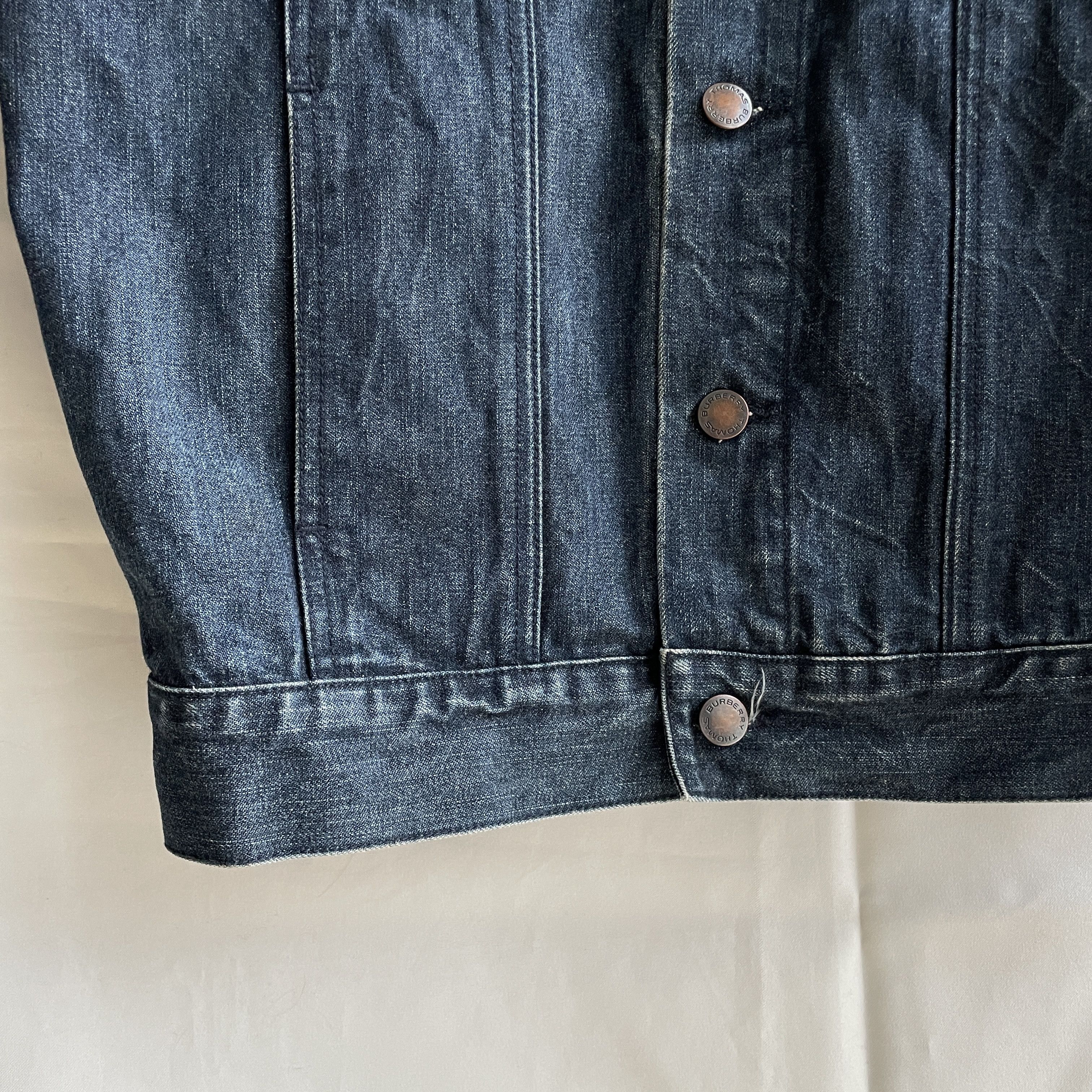Burberry Thomas Burberry Vintage Denim Trucker Jacket Size S Size US S / EU 44-46 / 1 - 6 Thumbnail