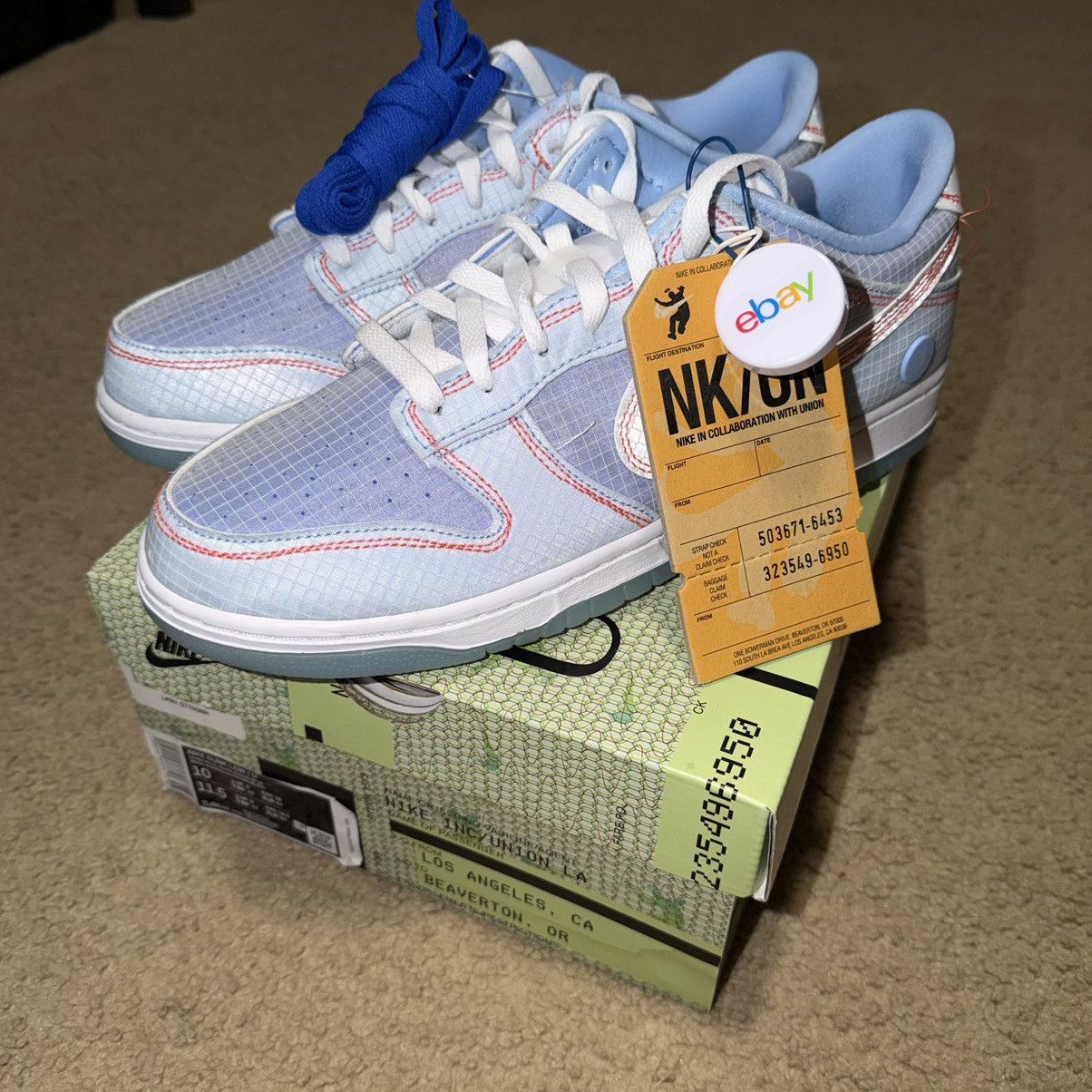 Nike Nike Dunk Low Union Passport Pack Size US 10 / EU 43 - 1 Thumbnail