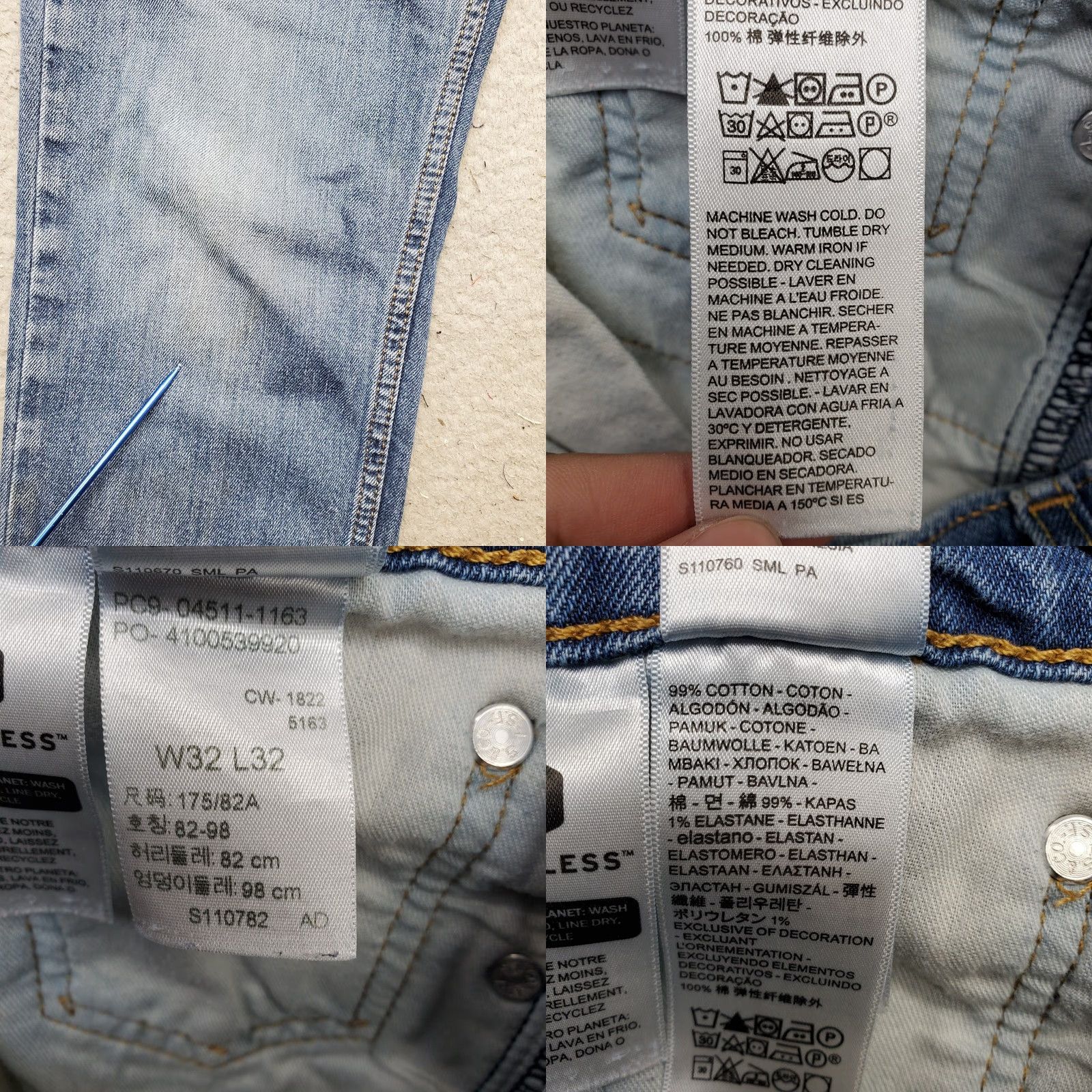 Levi's Levi's 511 Jeans Mens Size 32 Regular Blue Denim Straight 5-Pocket Red Tab Vintage? No Size US 32 / EU 48 - 8 Thumbnail