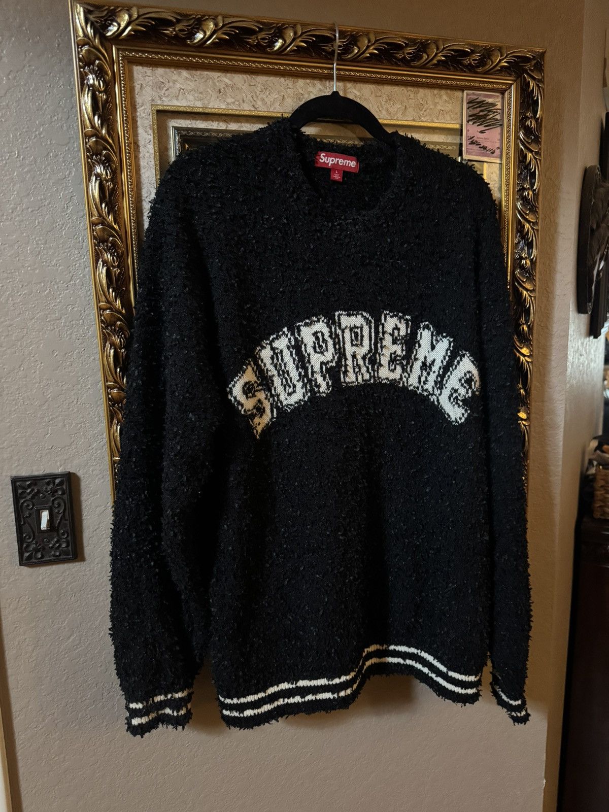 Supreme SS25 Supreme Textured Arc Sweater Size US L / EU 52-54 / 3 - 3 Thumbnail