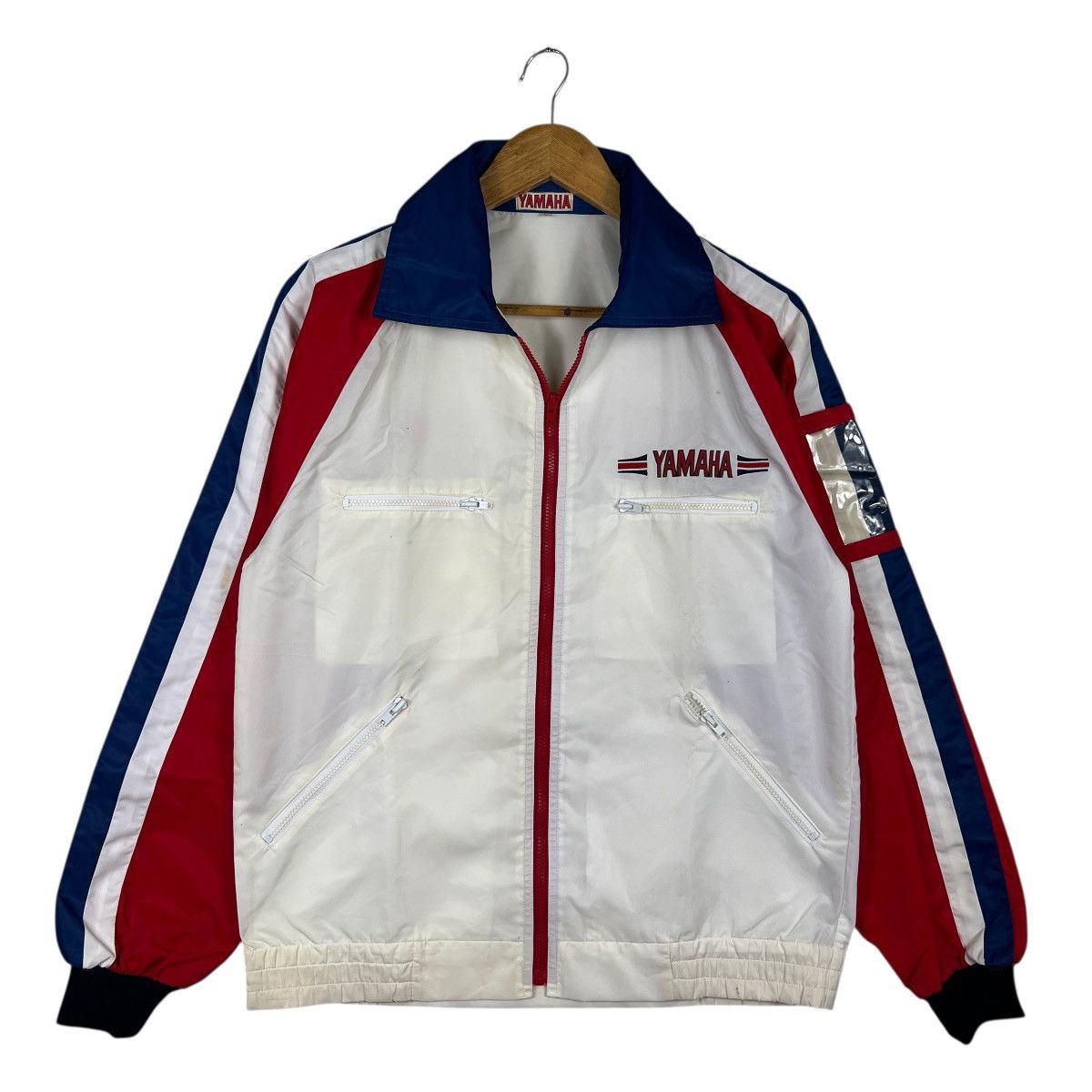 Yamaha 🔥 80s RARE VINTAGE YAMAHA RACING TEAM JACKET Size US L / EU 52-54 / 3 - 5 Thumbnail