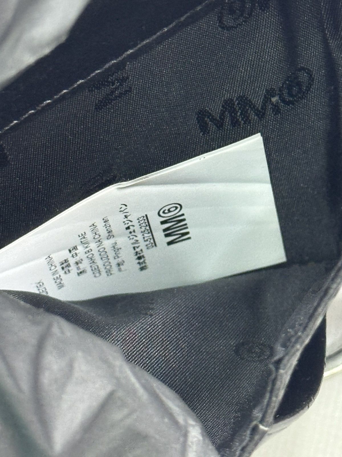 MM6 × Maison Margiela Mm6 Maison Margiela Chart Zip-Up Wallet(Black/OS) Size ONE SIZE - 7 Thumbnail