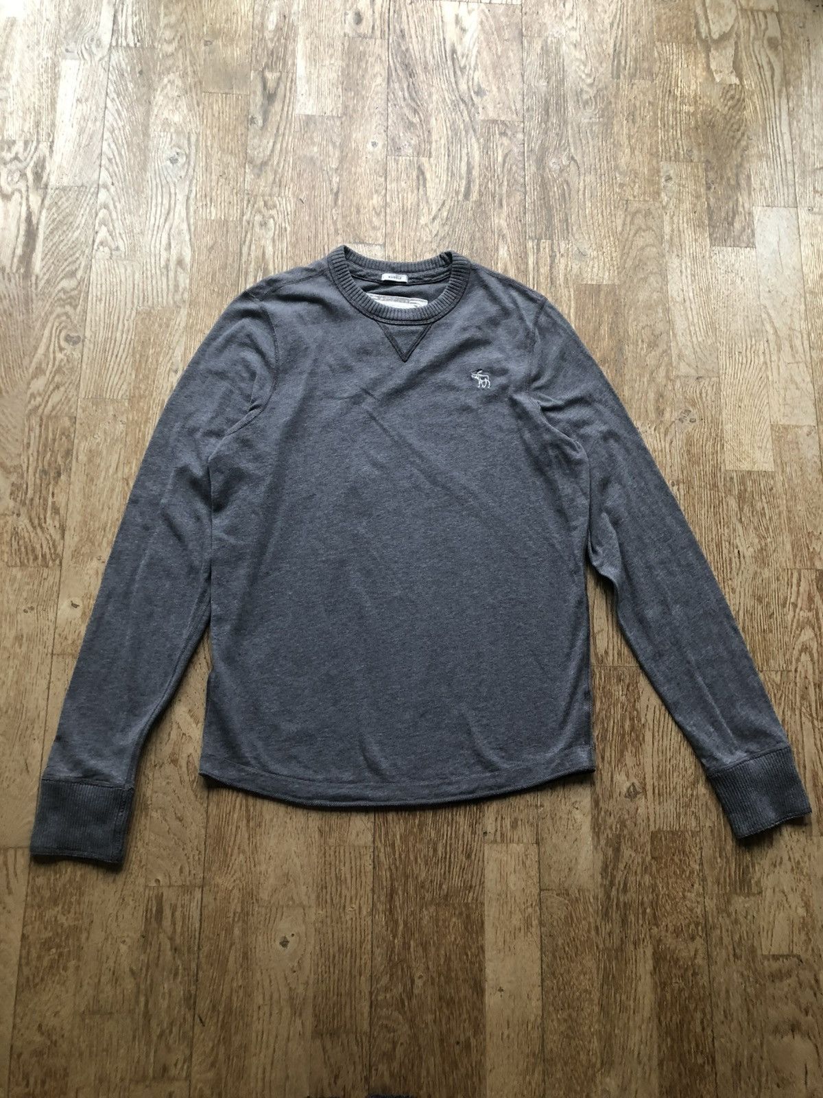 Abercrombie & Fitch ABERCROMBIE & FITCH VINTAGE WOOL SWEATSHIRT Size US L / EU 52-54 / 3 - 1 Thumbnail