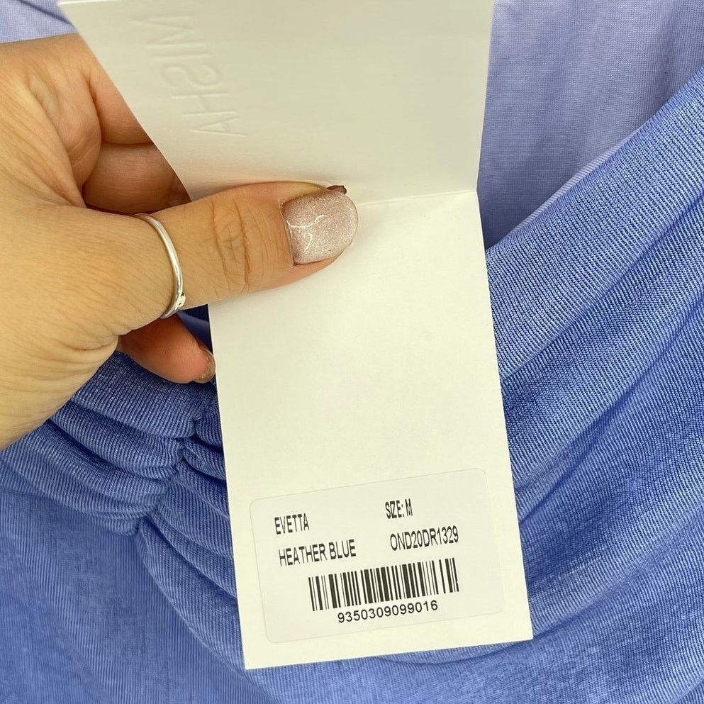 Other MISHA | Evetta Dress in Heather Blue Open Back Mini US 6 / M Size M / US 6-8 / IT 42-44 - 6 Thumbnail