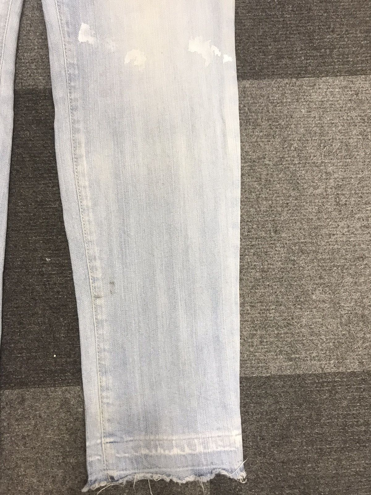 Japanese Brand 💥DESIGNER💥 PLAGPLAG Light Wash Skinny Distresed Denim F219 Size US 30 / EU 46 - 7 Thumbnail
