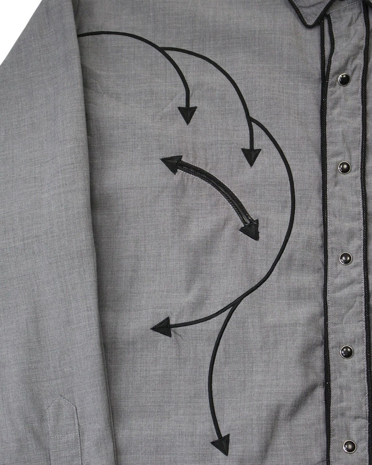 Panhandle Slim × Vintage 2000S PANHANDLE SLIM WESTERN SHIRT – “WIND MAP” EMBROIDERY Size US L / EU 52-54 / 3 - 5 Thumbnail