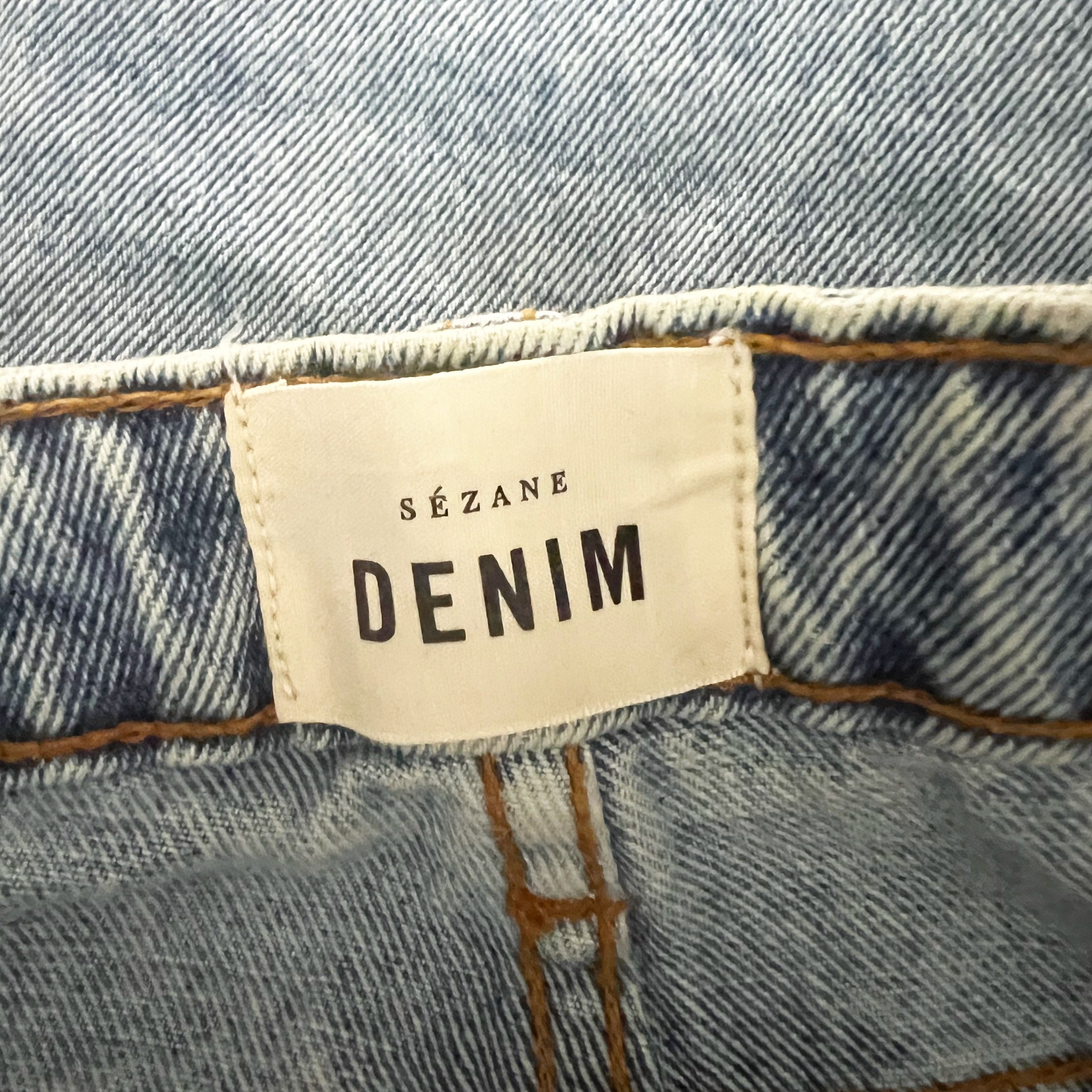 Sezane Sezane Denim Women's Cotton Straight Size 27" / US 4 / IT 40 - 2 Thumbnail