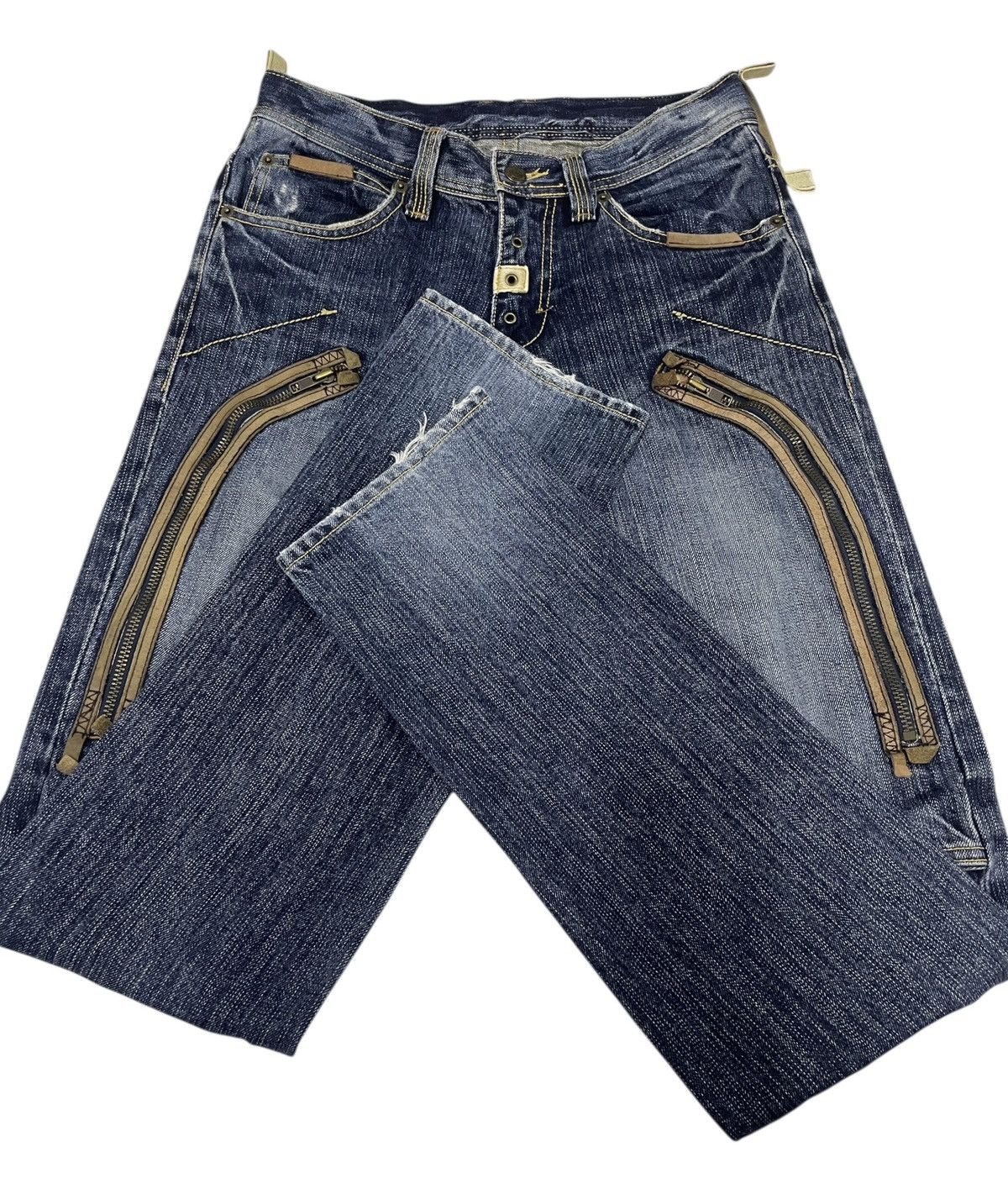PPFM PPFM Bikers Distressed Jeans Size US 29 - 8 Thumbnail