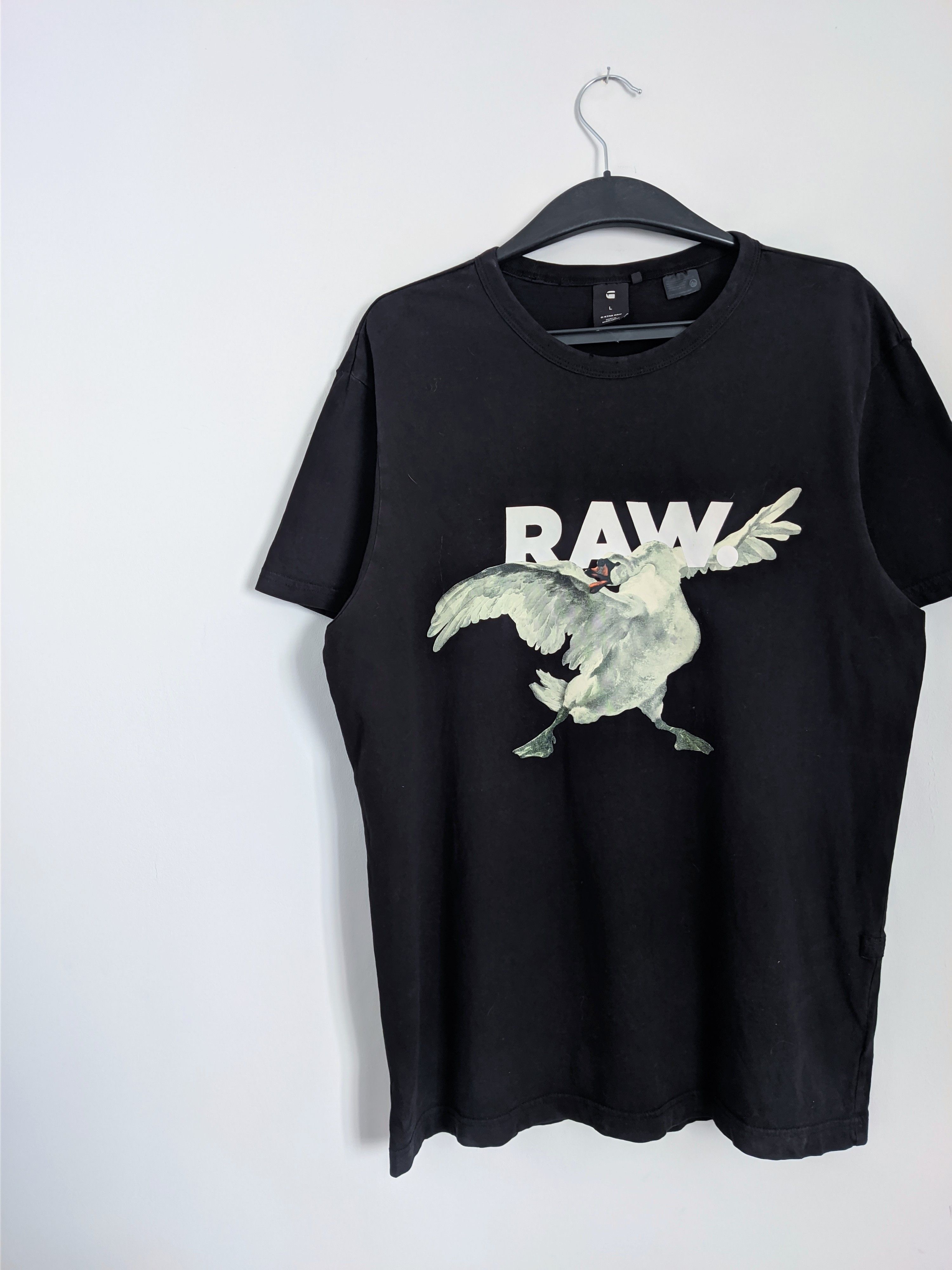 G-Star G-Star Raw tshirt printed big logo crew neck Size US L / EU 52-54 / 3 - 3 Thumbnail