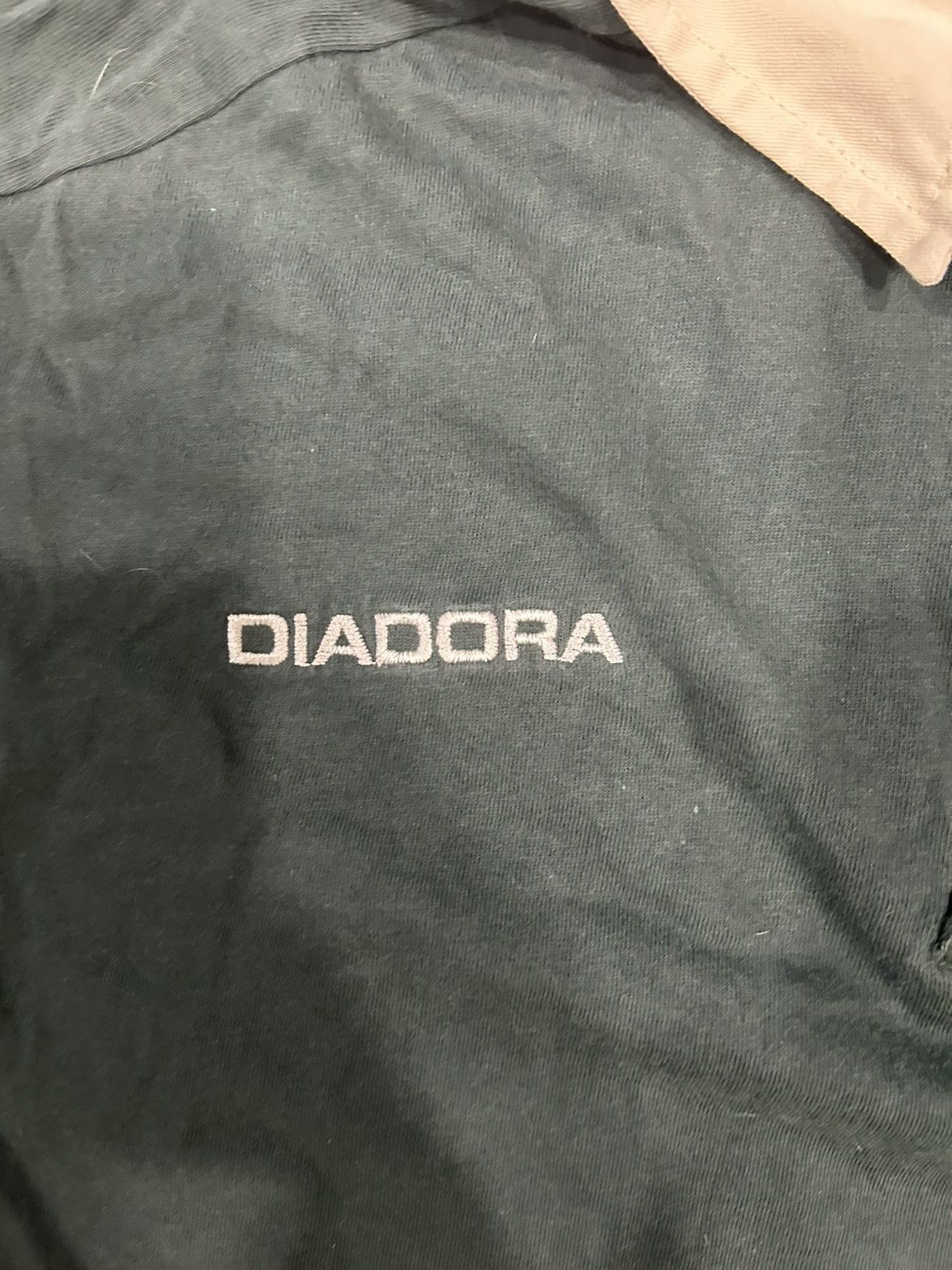 Diadora Diadora rugby style polo collard shirt Size US XL / EU 56 / 4 - 4 Thumbnail