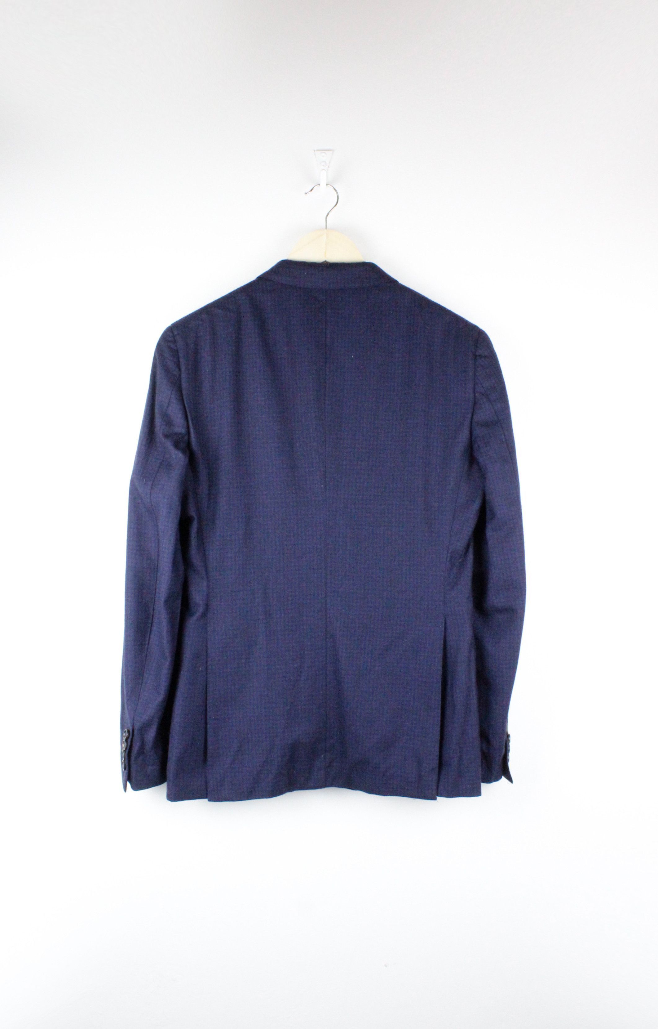 Tonello Tonello CLAUDIO TONELLO Navy Virgin Wool Formal Suit Size US S / EU 44-46 / 1 - 5 Thumbnail