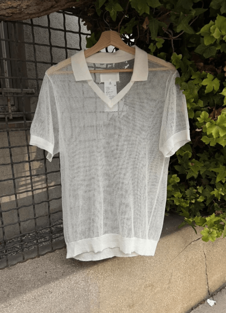 Maison Margiela Maison Margiela Polo Shirt Knit Jersey SS21 Artisanal Size US S / EU 44-46 / 1 - 3 Thumbnail