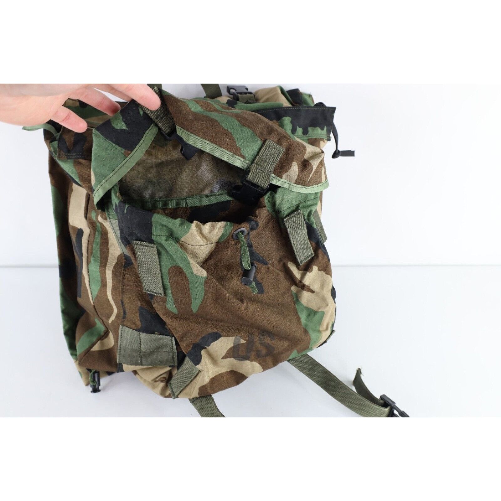 Vintage Vintage Military Issue Camouflage Combat Patrol Backpack Size ONE SIZE - 10 Thumbnail