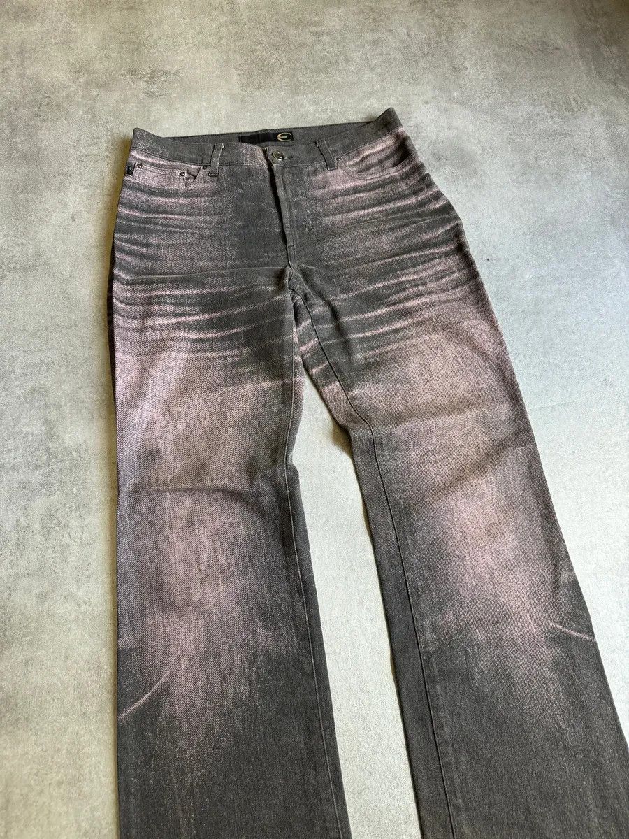 Just Cavalli SS2004 Cavalli Shadow Obscure Denim Pants Size US 30 / EU 46 - 9 Thumbnail