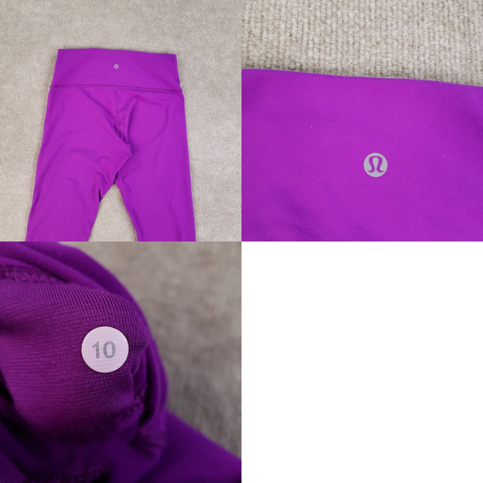 Lululemon Lululemon Wunder Under Leggings Womens Size 10 Purple Mid Rise Crop Stretch Size 32" / US 10 / IT 46 - 9 Thumbnail