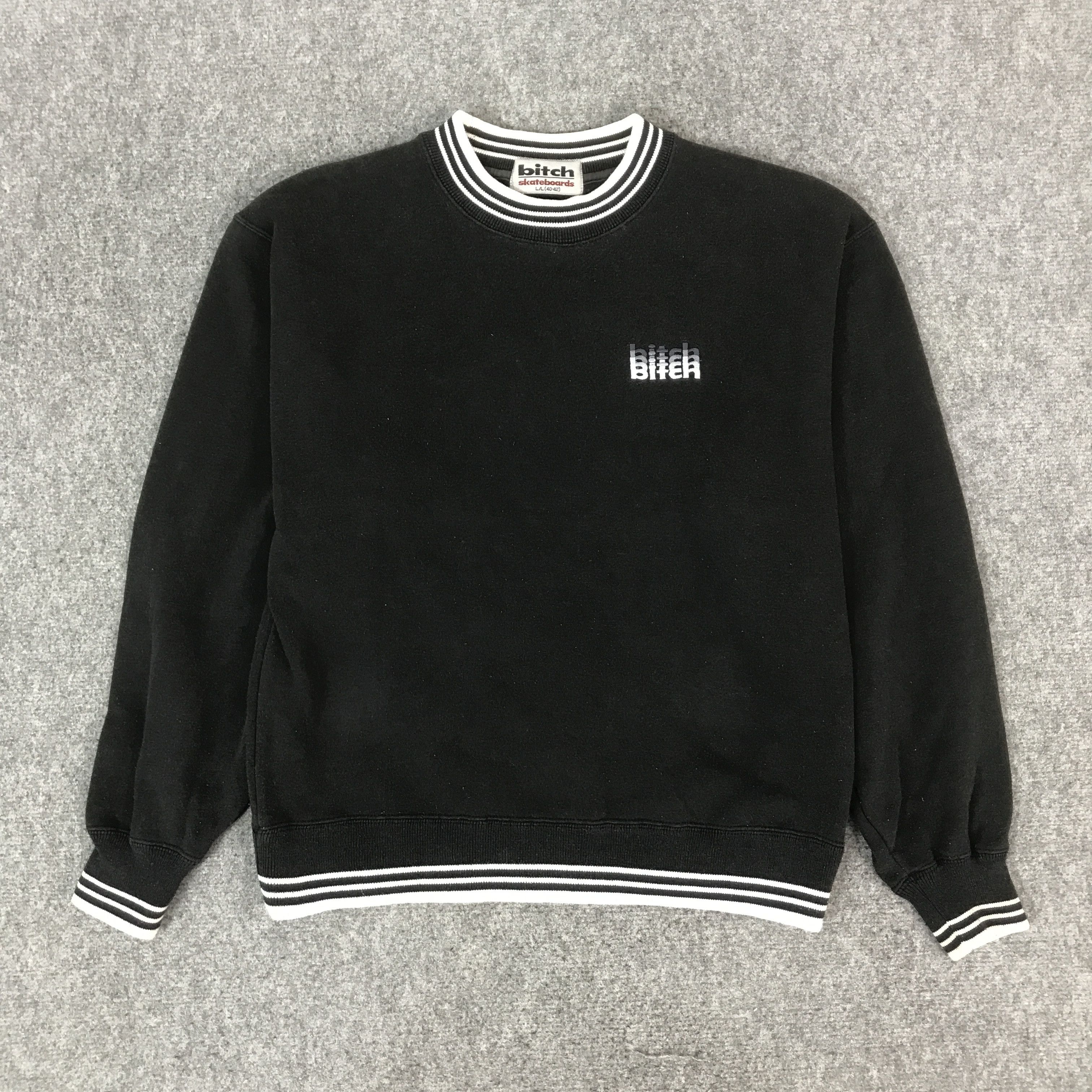 Japanese Brand BITCH SKATEBOARDS SWEATSHIRT K62B13 Size US M / EU 48-50 / 2 - 1 Thumbnail