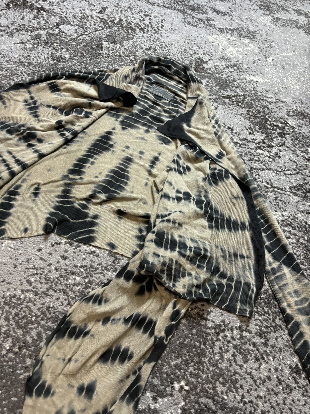 Allsaints × Japanese Brand × Vintage Vintage AllSaints Gilet Tie Dye Cascade Vest Cardigan Size XL / US 12-14 / IT 48-50 - 4 Thumbnail