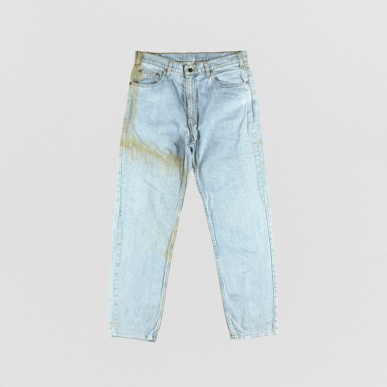 Levi's × Vintage Vintage 90s Light Wash Levis Jeans-JM2724 Size US 35 - 1 Thumbnail