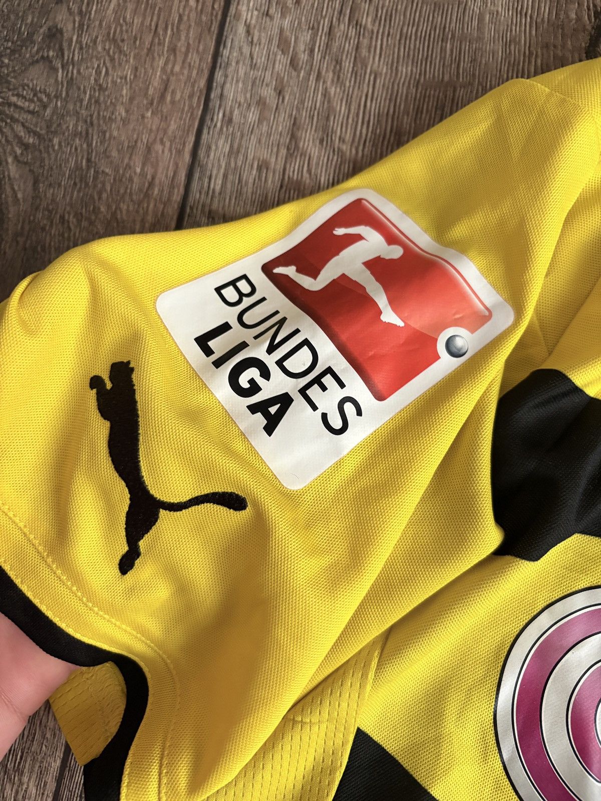 Puma Borussia Dortmund Home 2014/2015 Football Shirt Puma Jersey Size US M / EU 48-50 / 2 - 3 Thumbnail