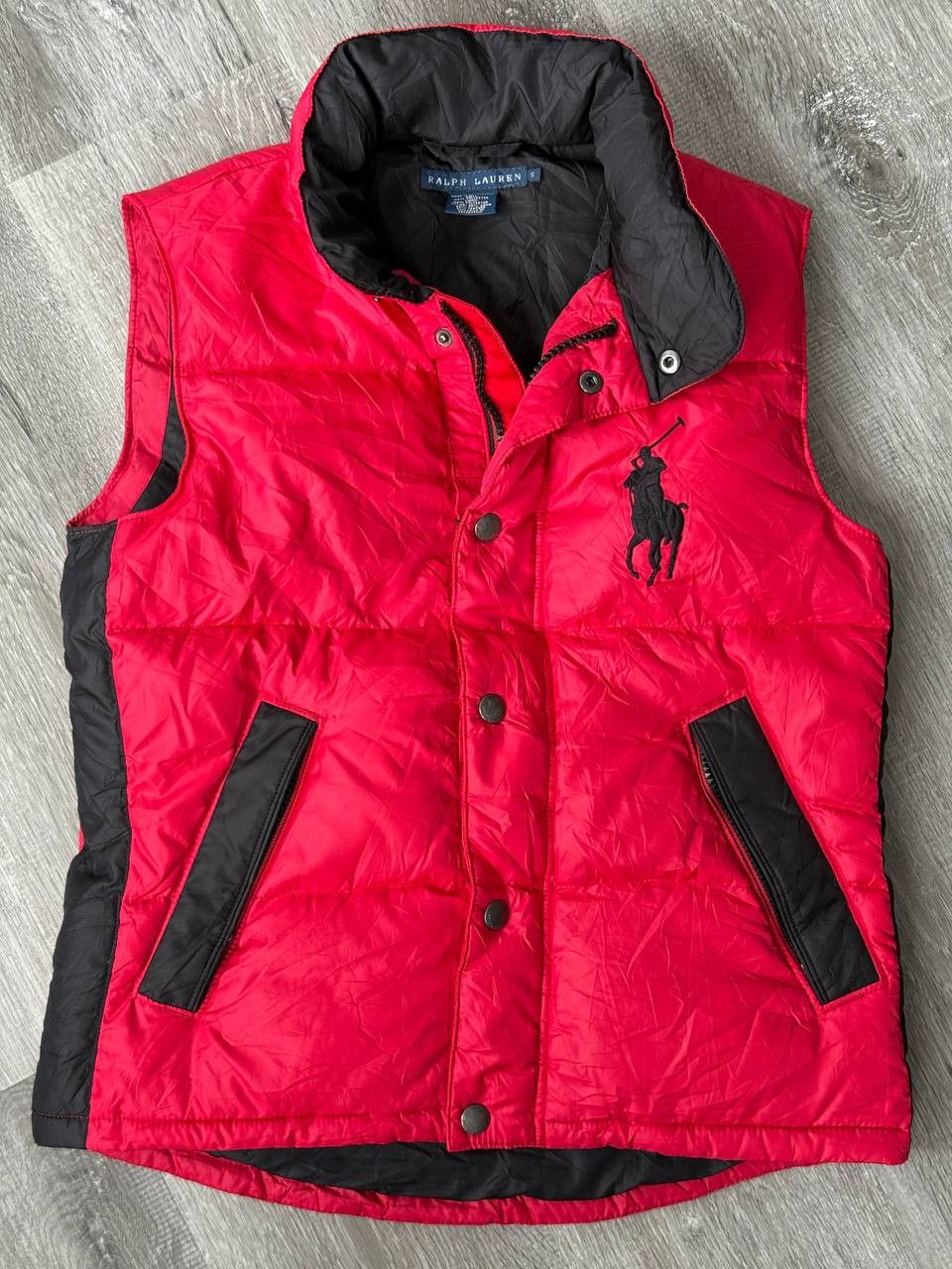 Polo Ralph Lauren Polo Ralph Lauren Vest Red Size S Big Pony Puffer Gilet Size S / US 4 / IT 40 - 1 Thumbnail