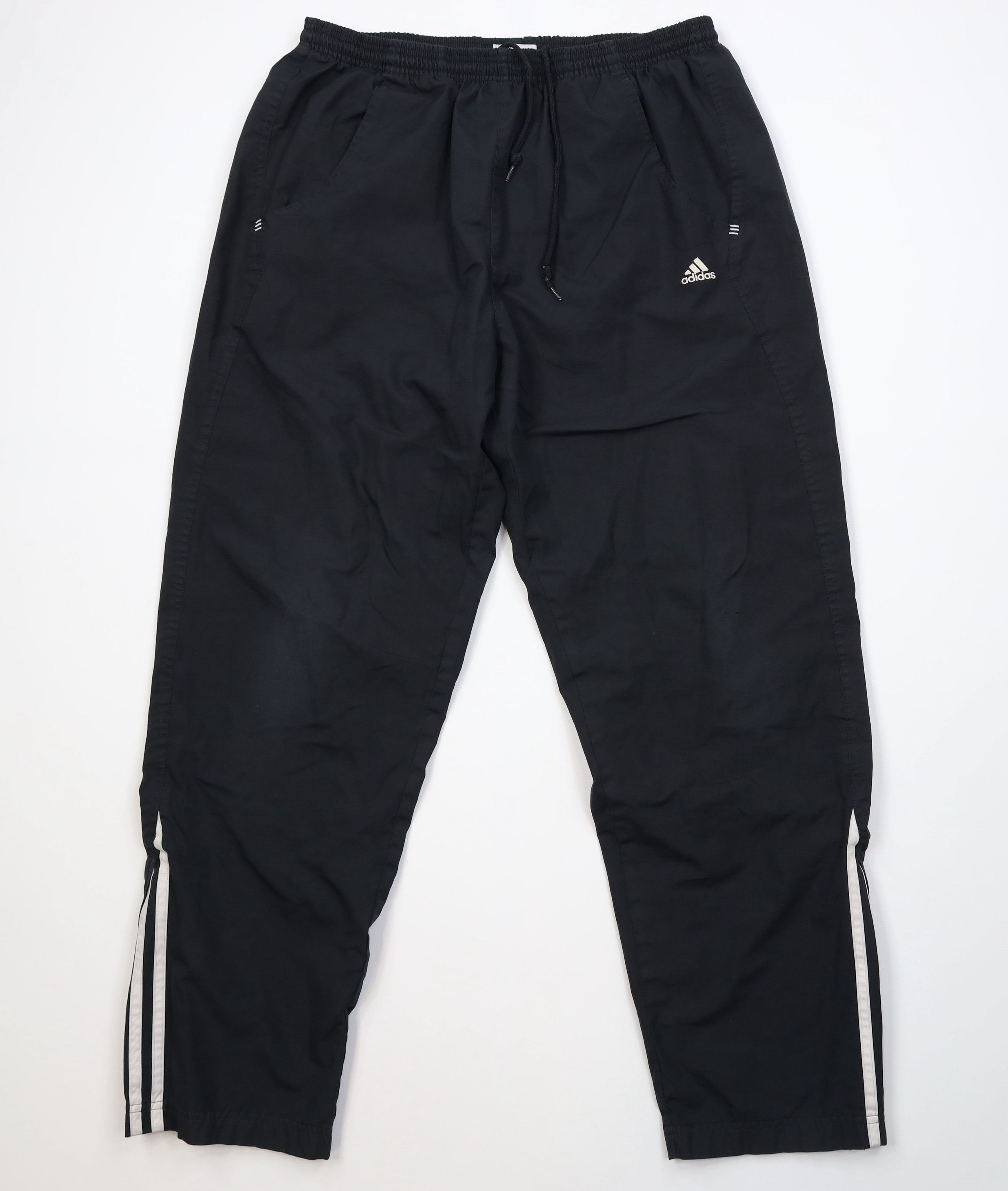Adidas Vintage 90s Y2K Adidas Lined Windbreaker Pants Polyester Size US 36 / EU 52 - 1 Thumbnail