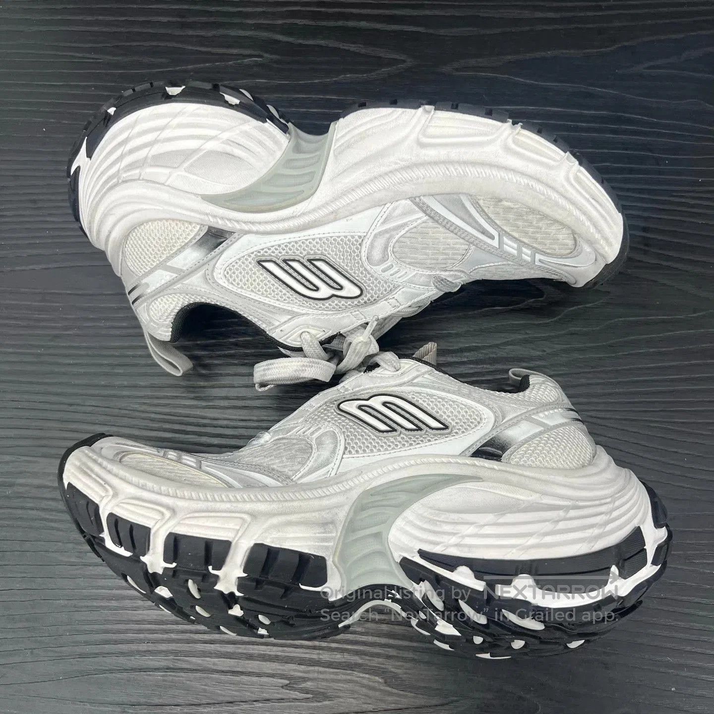 Balenciaga Gray Low-Top Sneakers Size 6. Size US 6 / EU 39 - 3 Thumbnail