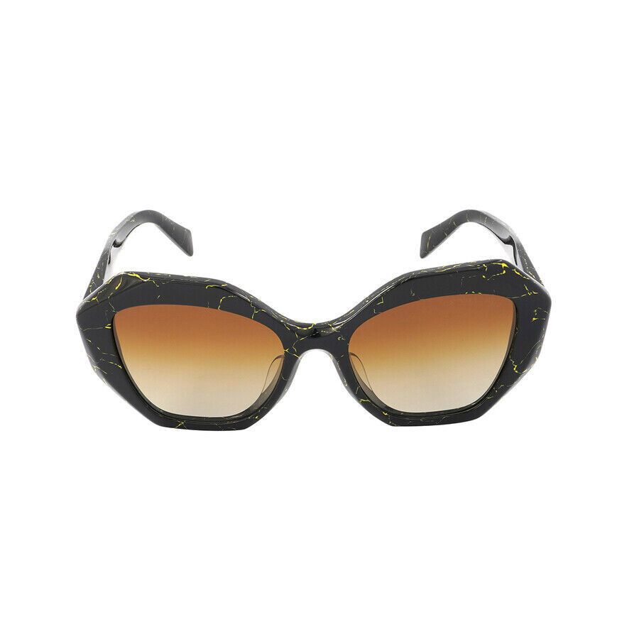 Prada NEW PRADA PR16WSF-19D6E1-53 Black Yellow Size ONE SIZE - 2 Thumbnail
