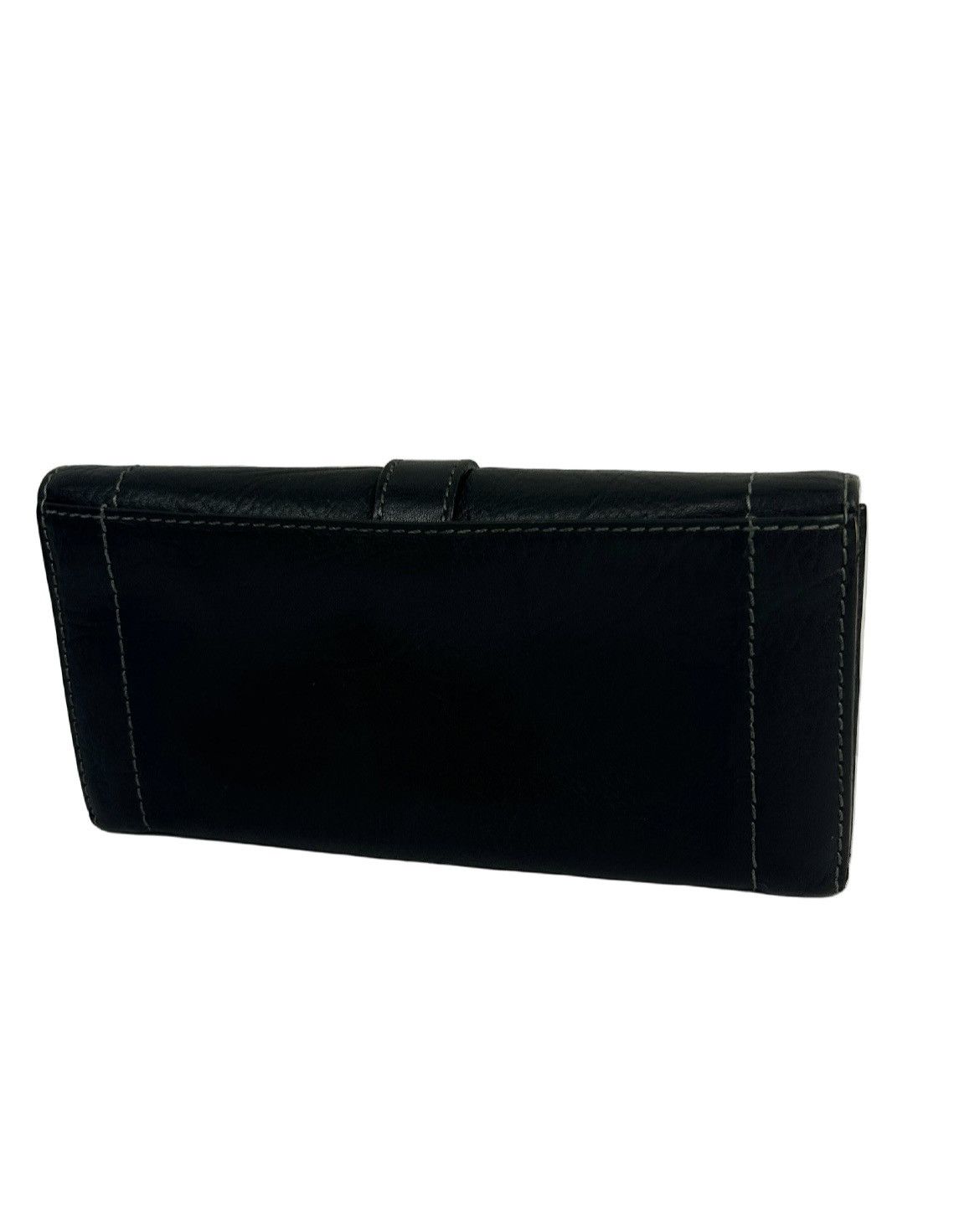 Celine Celine Black Leather Long Wallet Size ONE SIZE - 2 Thumbnail