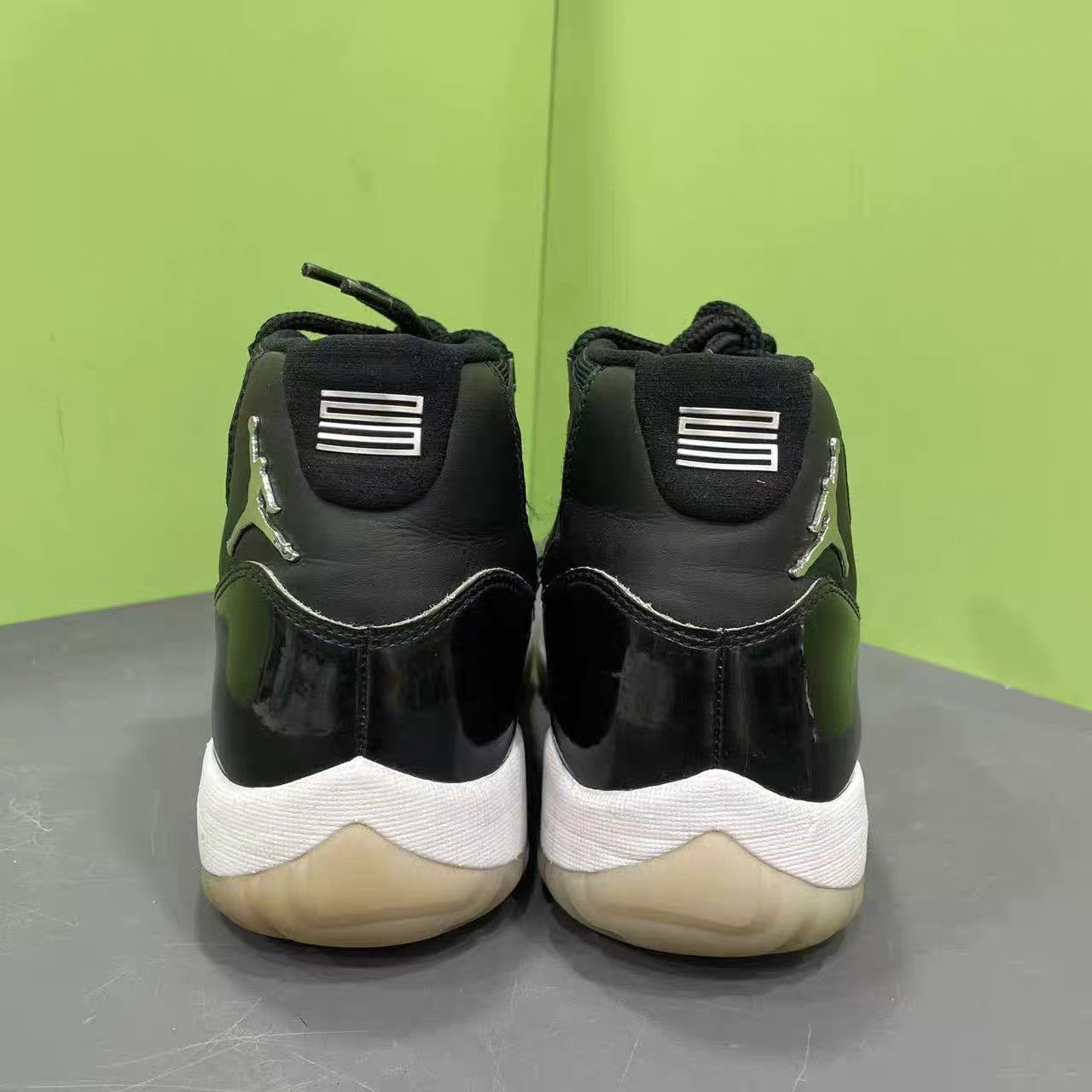 Nike AJ11 Black Silver Jubilee Basketball Shoes K15 Size US 10 / EU 43 - 6 Thumbnail