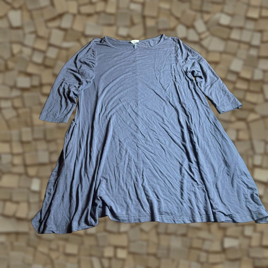 Vintage Kelete Shirt Women's Large Gray Oversized Pocket Shirt Womens Large Gray Oversized Pocket Size L / US 10 / IT 46 - 1 Thumbnail