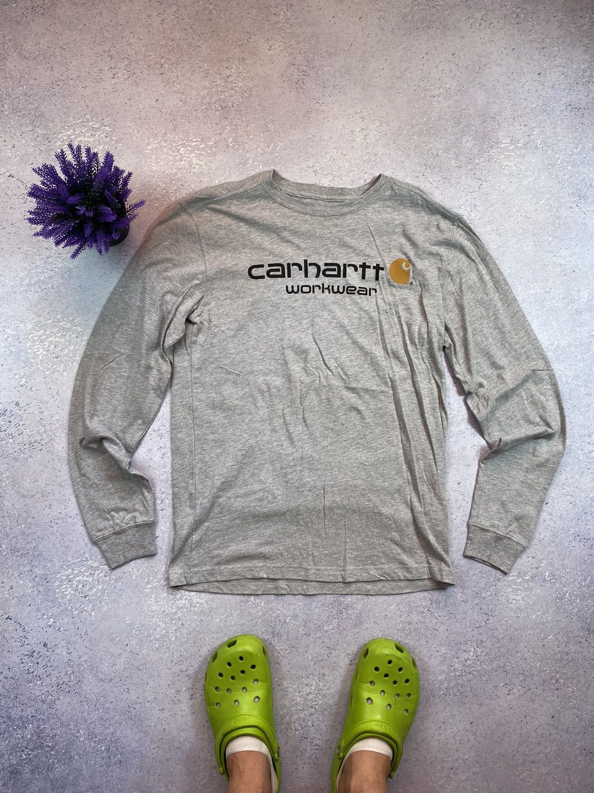 Carhartt × Carhartt Wip Carhartt WIP Workwear Sweatshirt with big logo Size US M / EU 48-50 / 2 - 2 Thumbnail