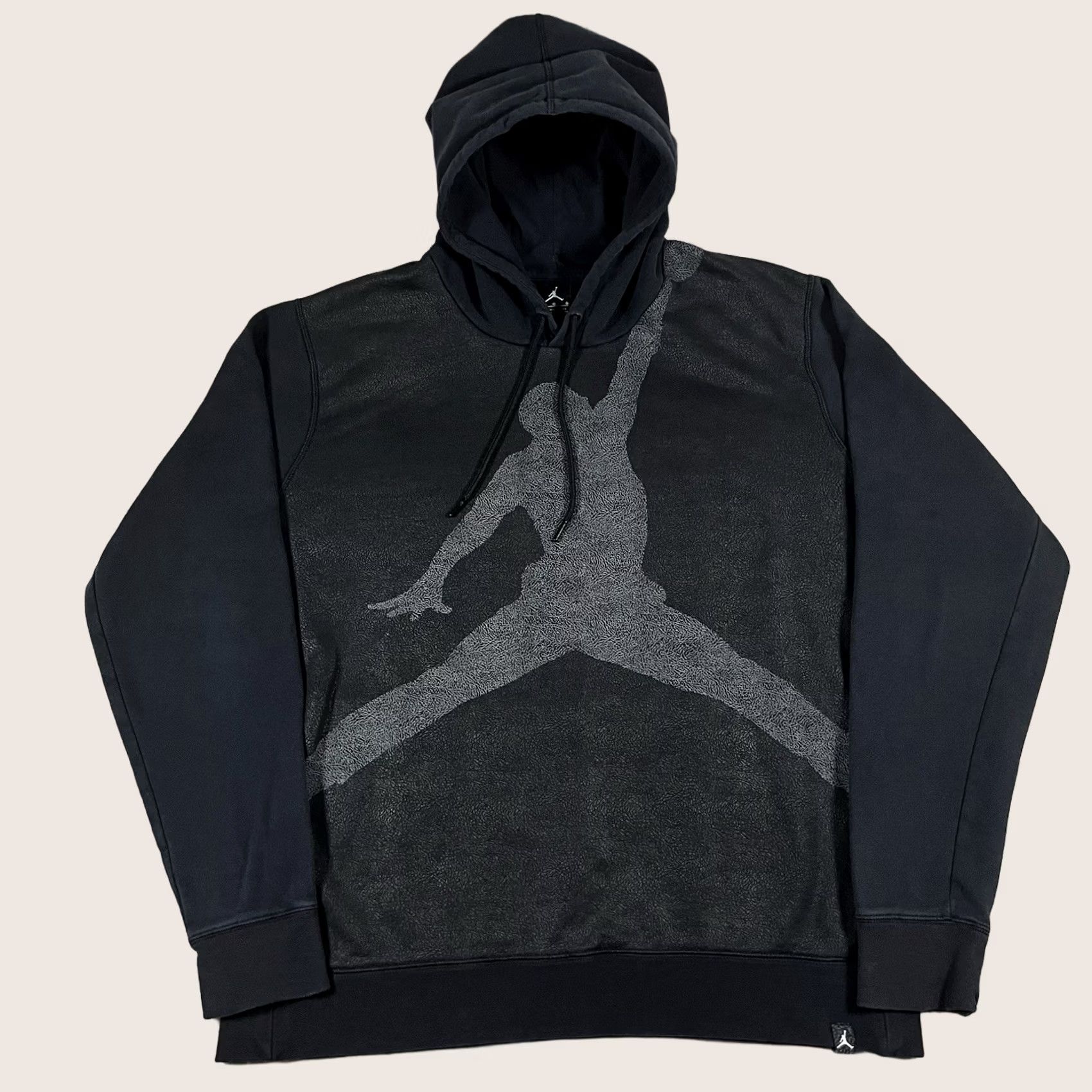 Jordan Brand VINTAGE Nike Air Jordan Hoodie Men L Pullover Sweatshirt Jumpman VTG Y2K Basketball AOP Size US L / EU 52-54 / 3 - 1 Thumbnail