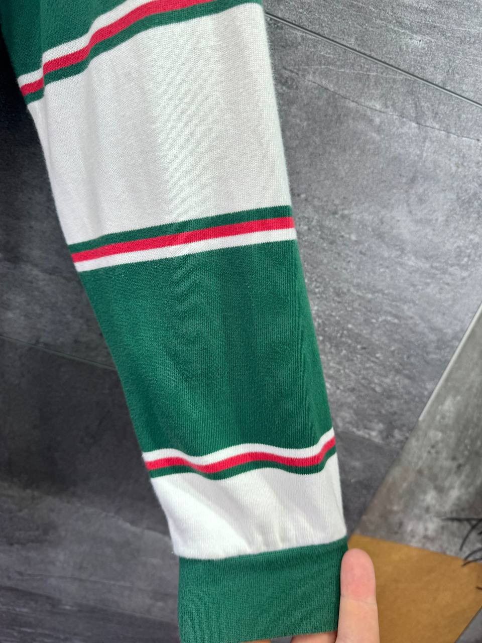 Cotton Traders Leicester Tiger Jersey Rugby Shirt Green White Cotton Trader Size US L / EU 52-54 / 3 - 9 Thumbnail