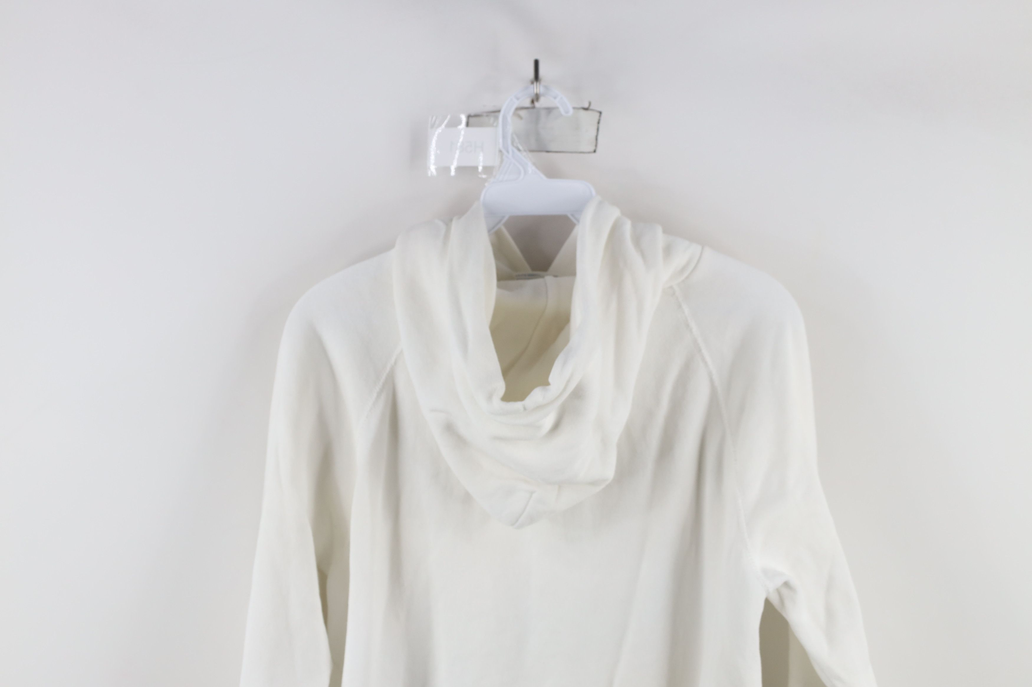 Hanes × Vintage Vintage 80s 90s Hanes Streetwear Hoodie Sweatshirt White USA Size US M / EU 48-50 / 2 - 12 Thumbnail