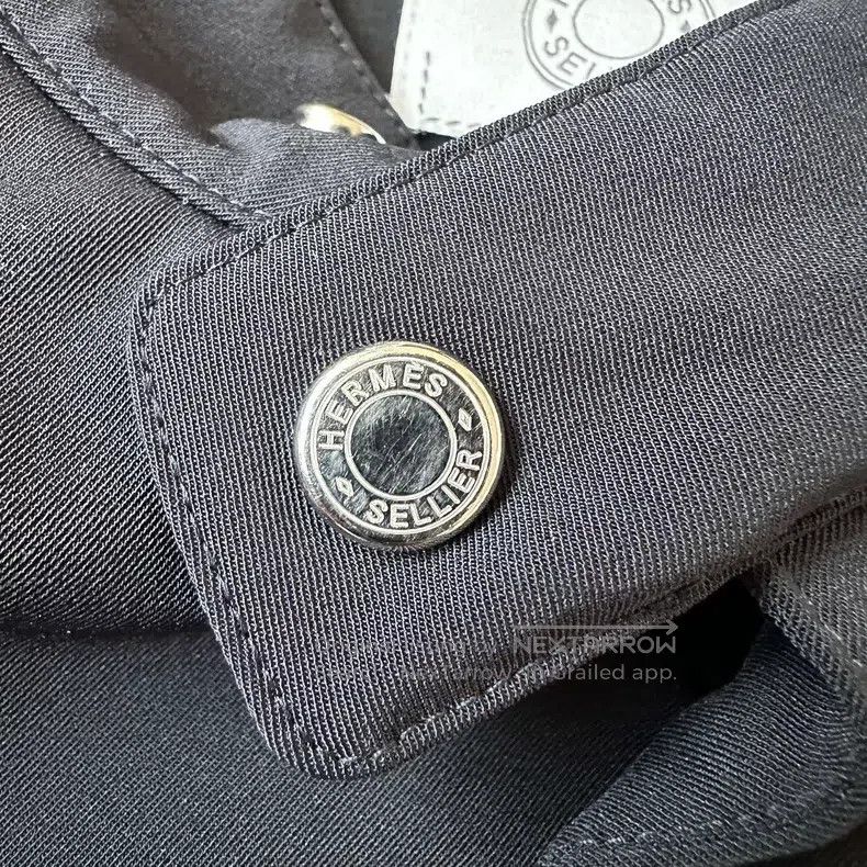Hermes Hermes Black jacket coat with multiple pockets and metal l Size US L / EU 52-54 / 3 - 5 Thumbnail