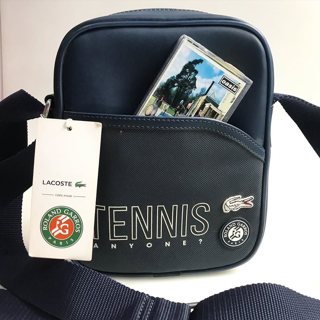 Lacoste Lacoste X Rolland Garros Tennis casual waist sling Bag navy Size ONE SIZE - 1 Thumbnail