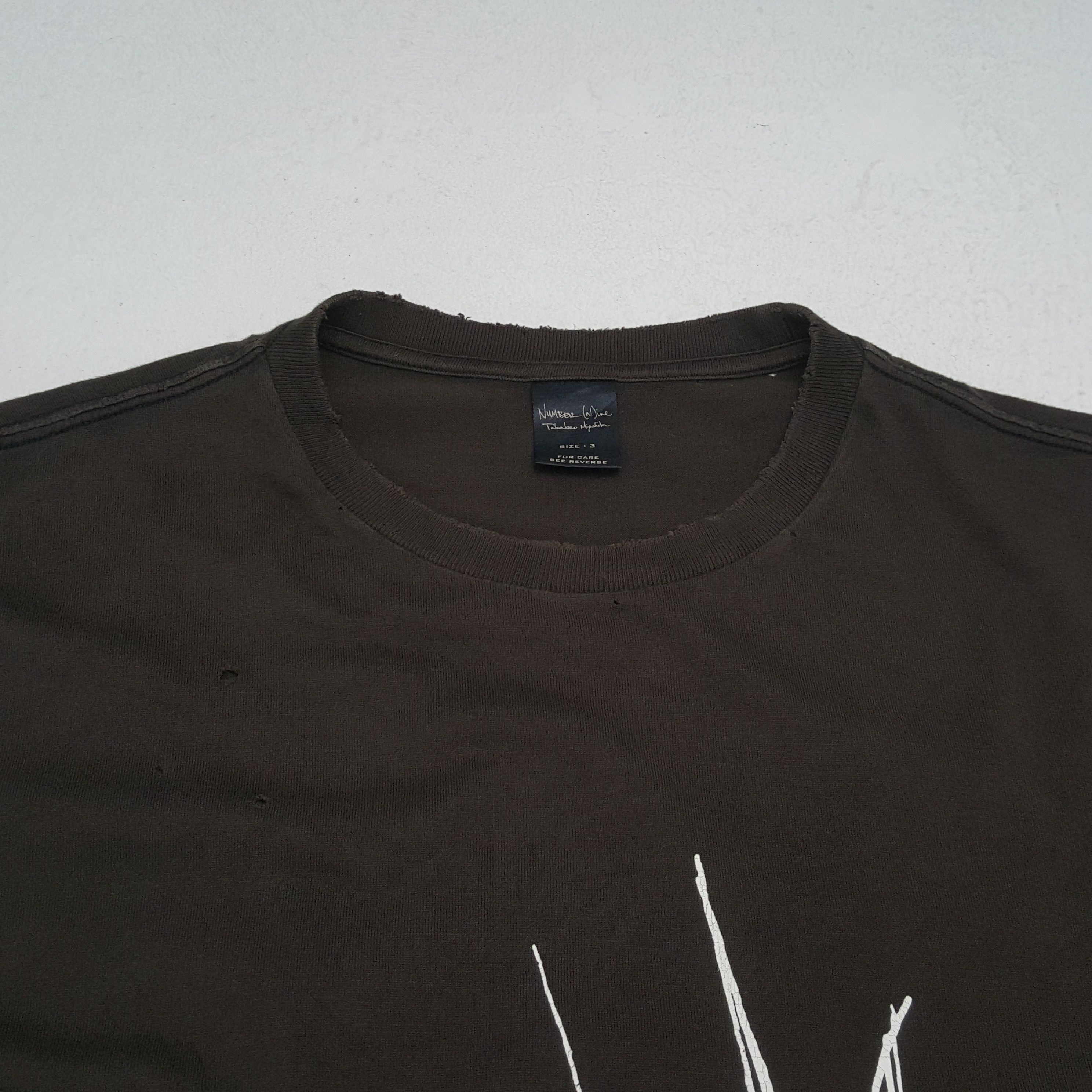 Japanese Brand × Vintage NUMBER NINE Japanese Brand Rock Style Tshirt C276N71 Size US L / EU 52-54 / 3 - 4 Thumbnail