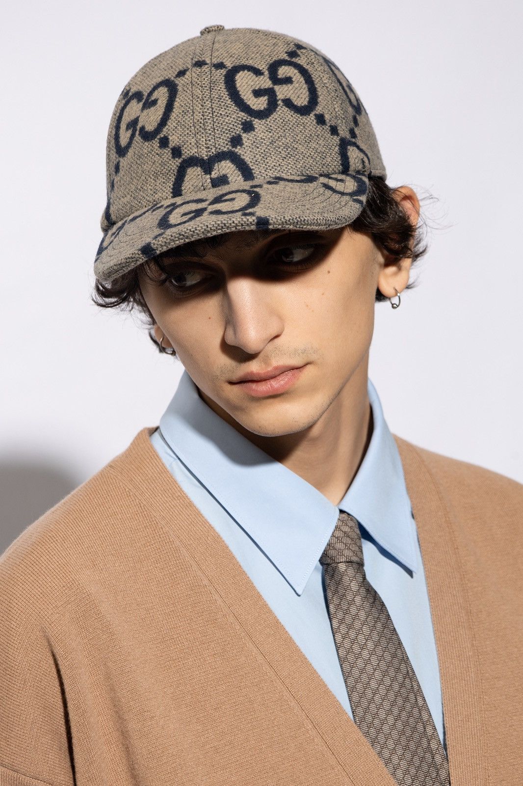 Gucci GG Wool Jumbo Baseball Hat Size ONE SIZE - 4 Thumbnail