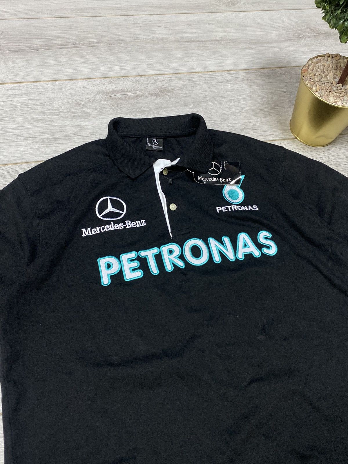 Mercedes-Benz Petronas Mercedes vintage polo with tag Size US XXL / EU 58 / 5 - 3 Thumbnail