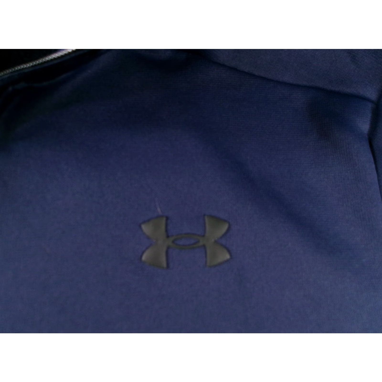 Under Armour VINTAGE Under Armour Pullover Mens L Navy Loose Quarter Zip Fleece Top Performance Size US L / EU 52-54 / 3 - 3 Thumbnail