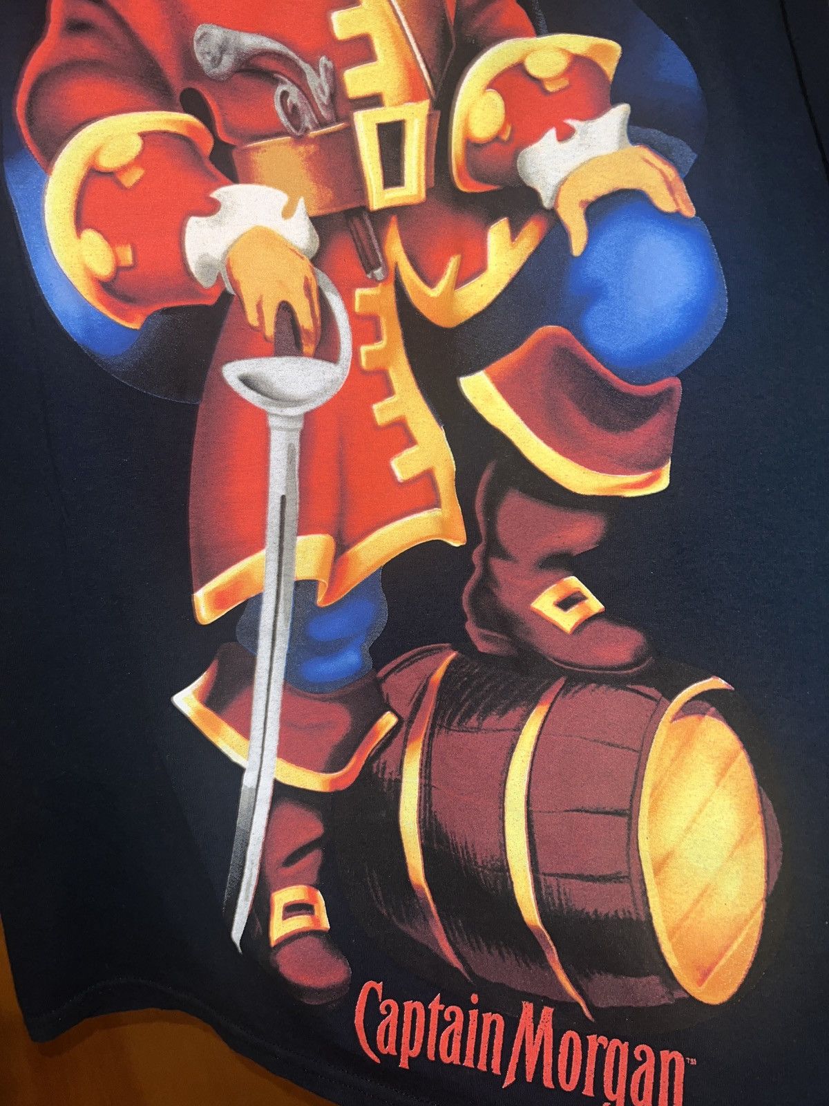 Vintage Vintage Captain Morgan t-shirt Size US M / EU 48-50 / 2 - 4 Thumbnail