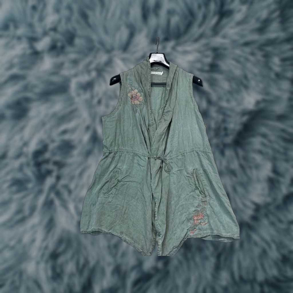 Vintage Standard Grace Shirt Dress Womens XL Green Pockets See Pics Size XL / US 12-14 / IT 48-50 - 1 Thumbnail