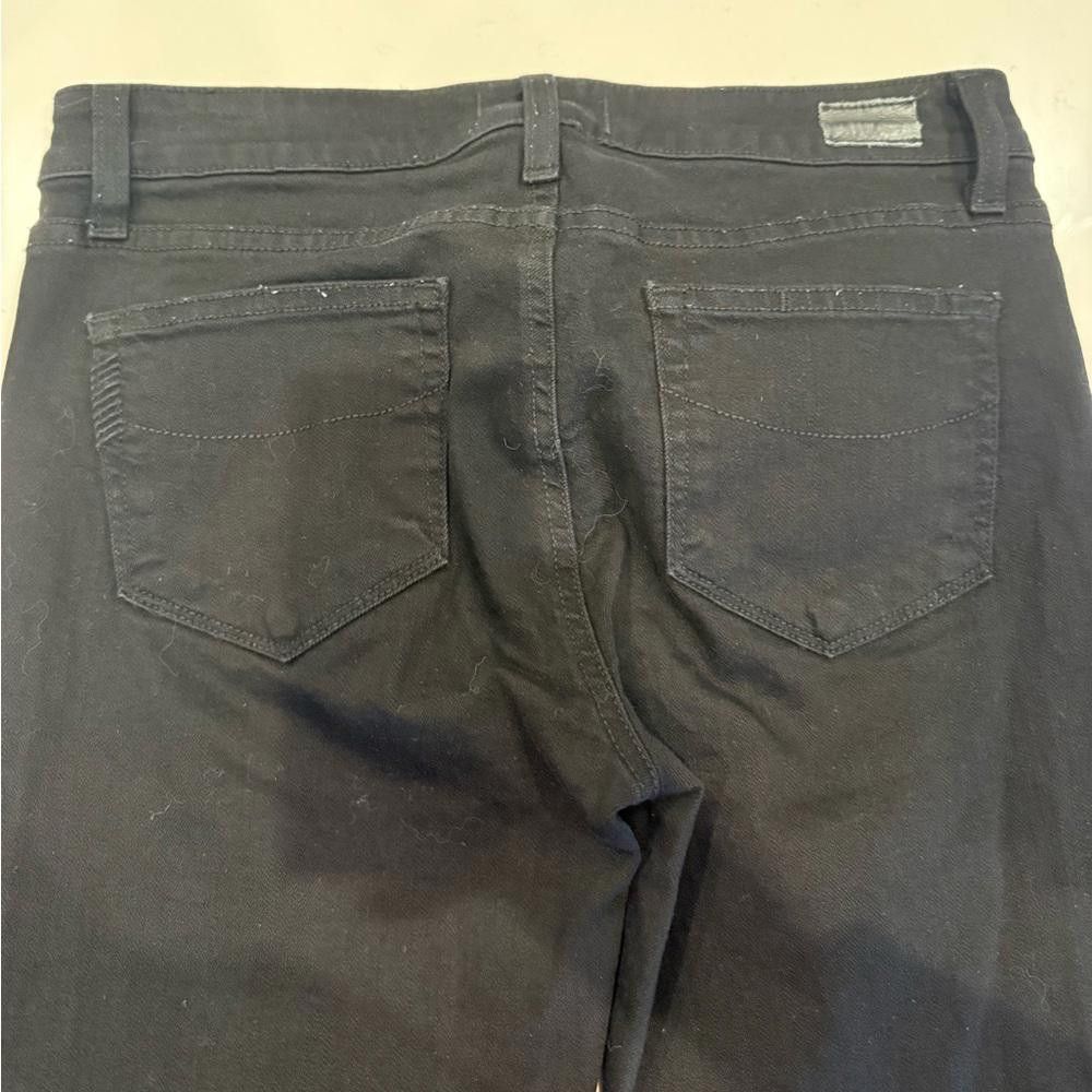 Paige PAIGE Skyline Skinny Jet Black Jeans Size 28 Size 28" / US 6 / IT 42 - 6 Thumbnail