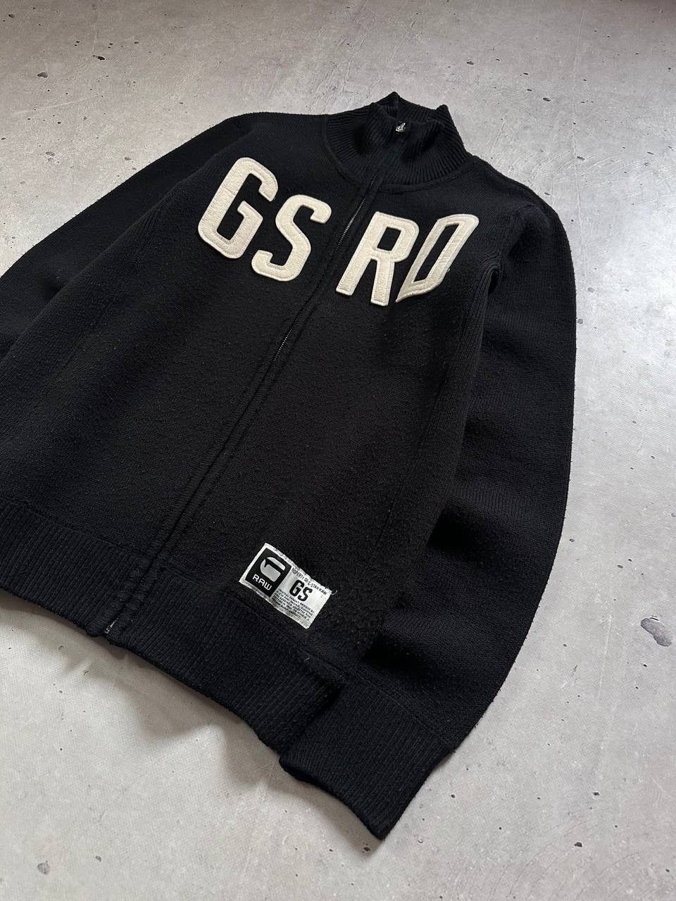 G-Star G-Star RAW Black Full Zip Knit Sweater Jacket Logo L Y2K Size US L / EU 52-54 / 3 - 3 Thumbnail